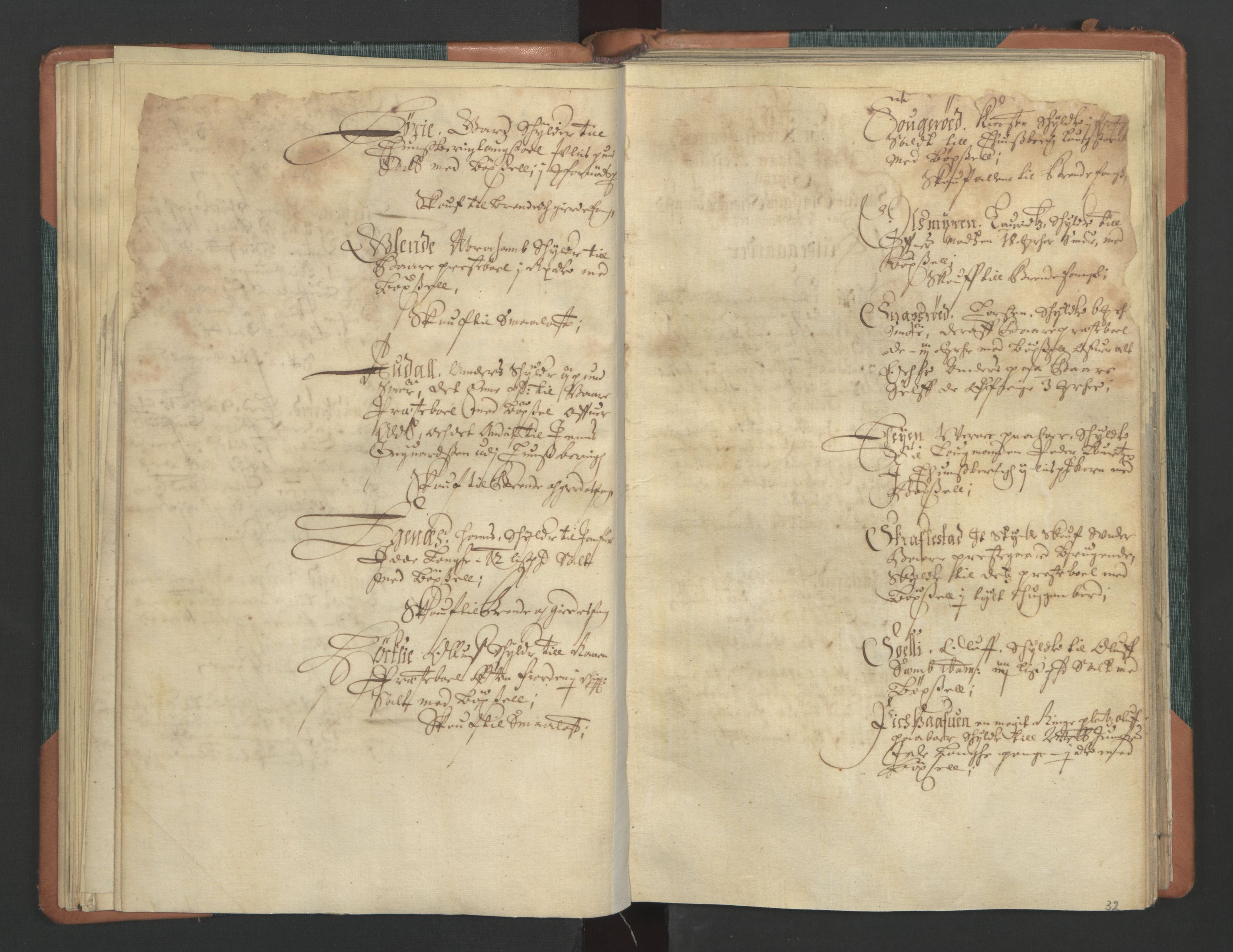 Rentekammeret inntil 1814, Realistisk ordnet avdeling, AV/RA-EA-4070/L/L0011: Tønsberg lagdømme. Alminnelig jordebok for Tønsberg len - Slagen og Arendal skipreider., 1661, p. 31b-32a