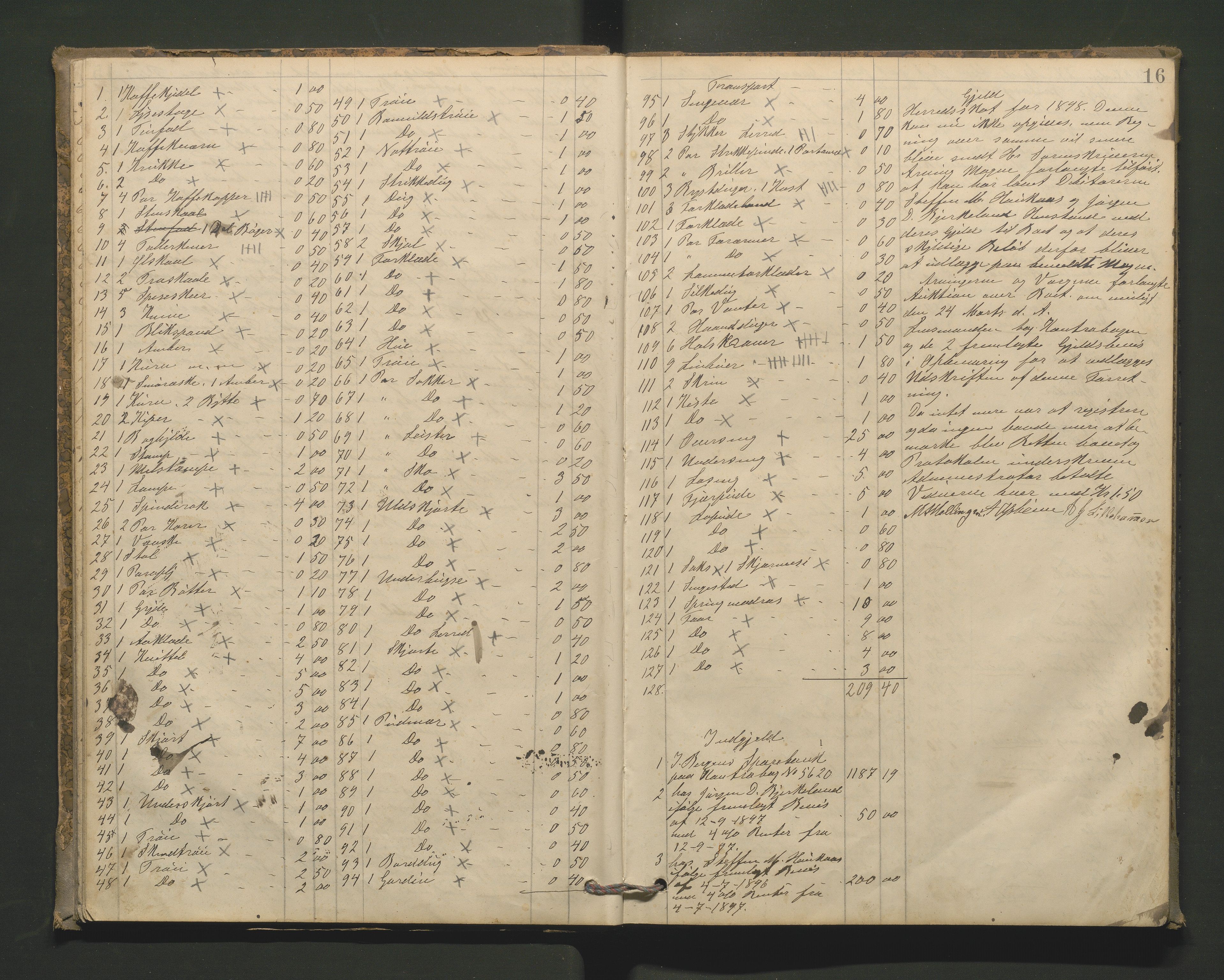 Lensmannen i Hamre, AV/SAB-A-32601/0006/L0002: Registreringsprotokoll, 1896-1904, p. 15b-16a
