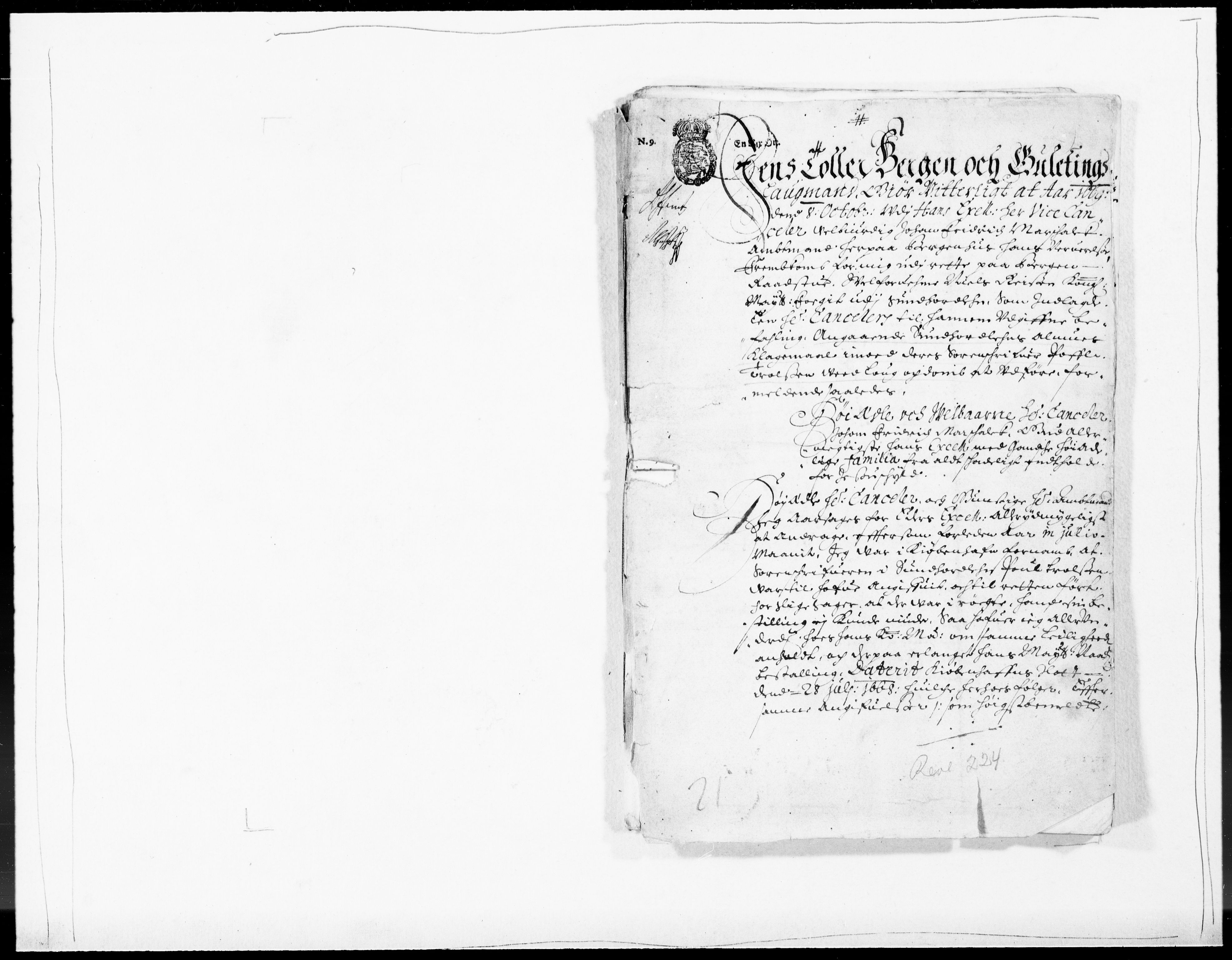 Danske Kanselli 1572-1799, AV/RA-EA-3023/F/Fc/Fcc/Fcca/L0027: Norske innlegg 1572-1799, 1667-1669, p. 86