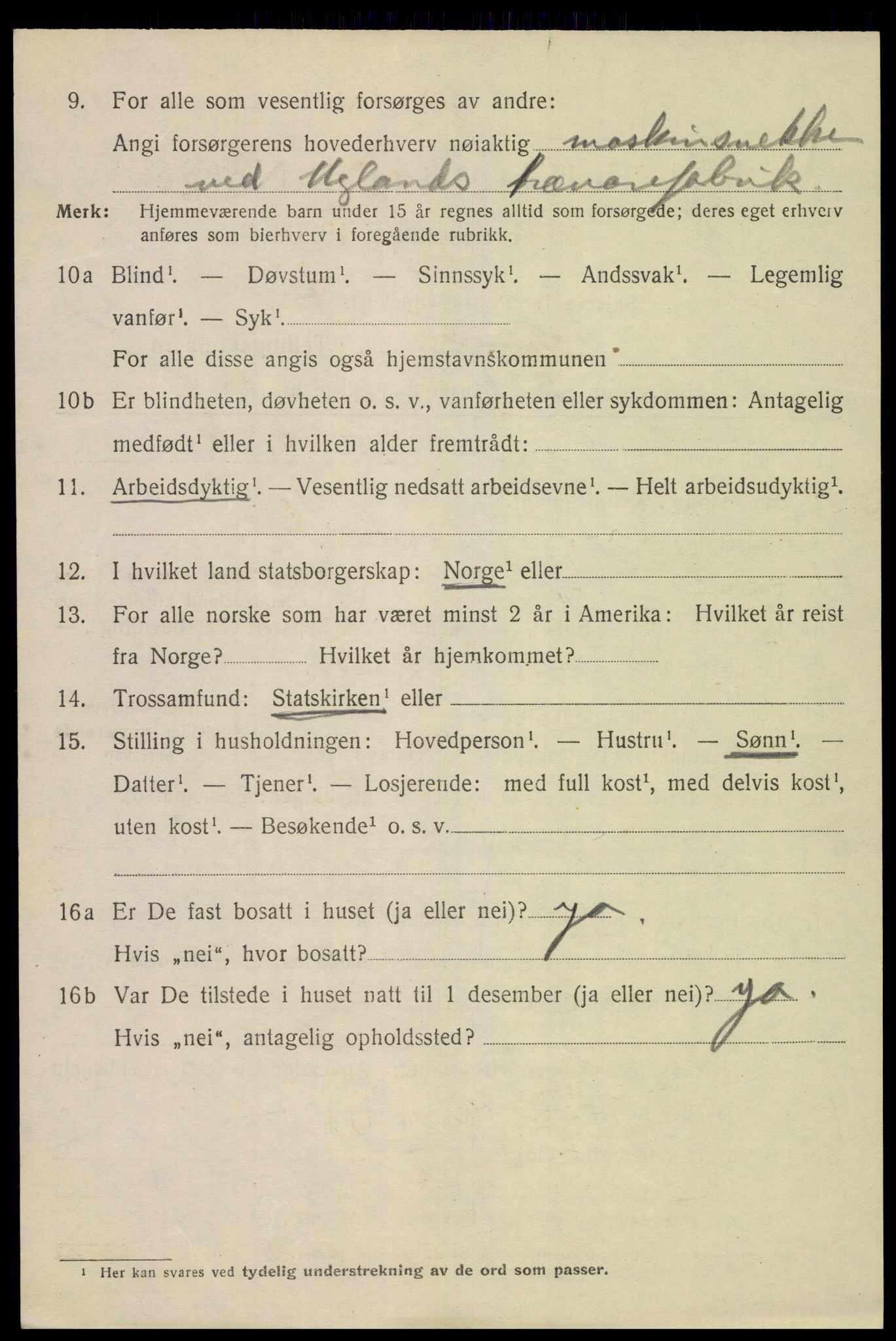 SAH, 1920 census for Gjøvik, 1920, p. 9931