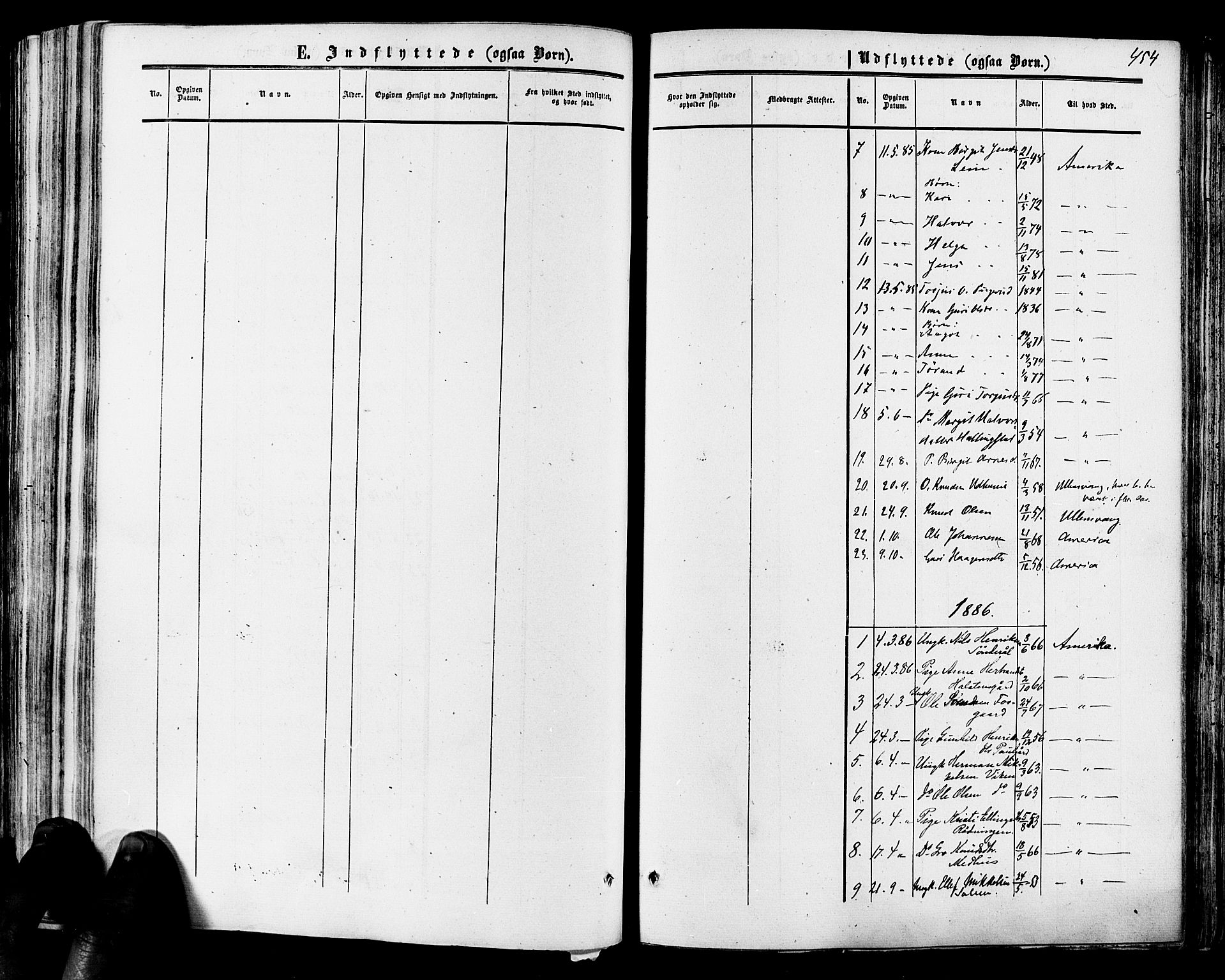 Hol kirkebøker, SAKO/A-227/F/Fa/L0002: Parish register (official) no. I 2, 1870-1886, p. 454