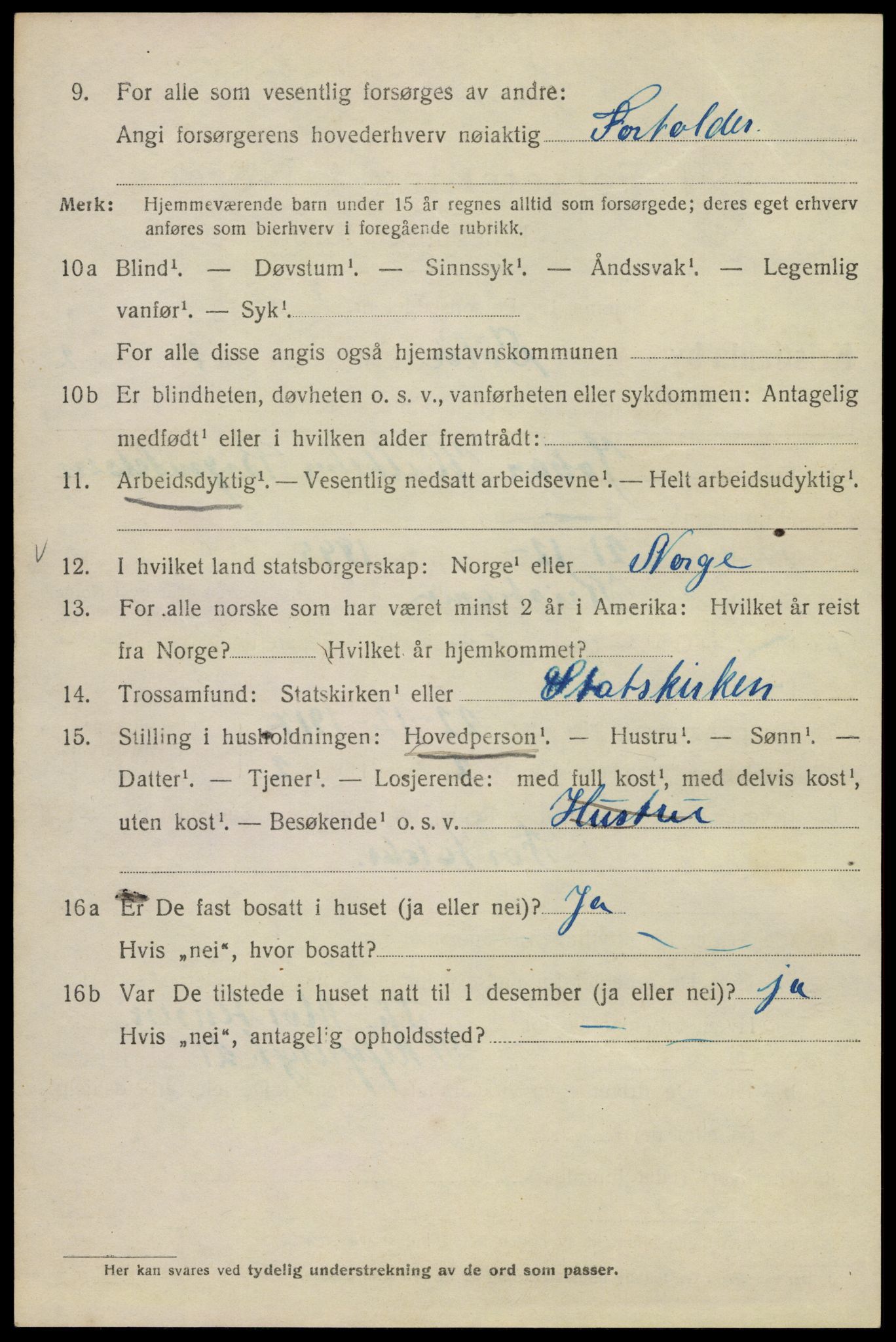 SAO, 1920 census for Kristiania, 1920, p. 528020