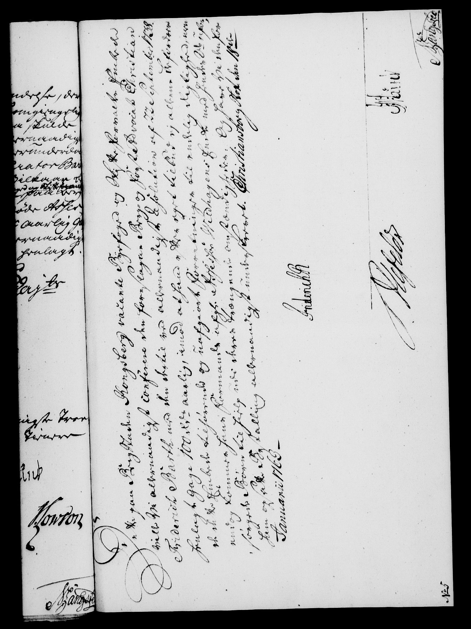 Rentekammeret, Kammerkanselliet, AV/RA-EA-3111/G/Gf/Gfa/L0045: Norsk relasjons- og resolusjonsprotokoll (merket RK 52.45), 1763, p. 46