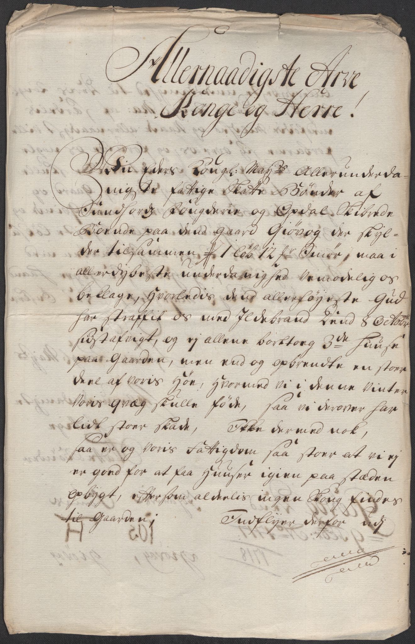 Rentekammeret inntil 1814, Reviderte regnskaper, Fogderegnskap, AV/RA-EA-4092/R48/L2996: Fogderegnskap Sunnhordland og Hardanger, 1718, p. 65