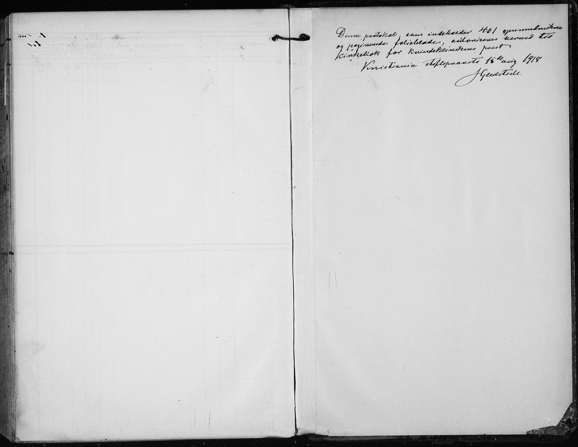 Rikshospitalet prestekontor Kirkebøker, AV/SAO-A-10309b/F/L0016: Parish register (official) no. 16, 1916-1918