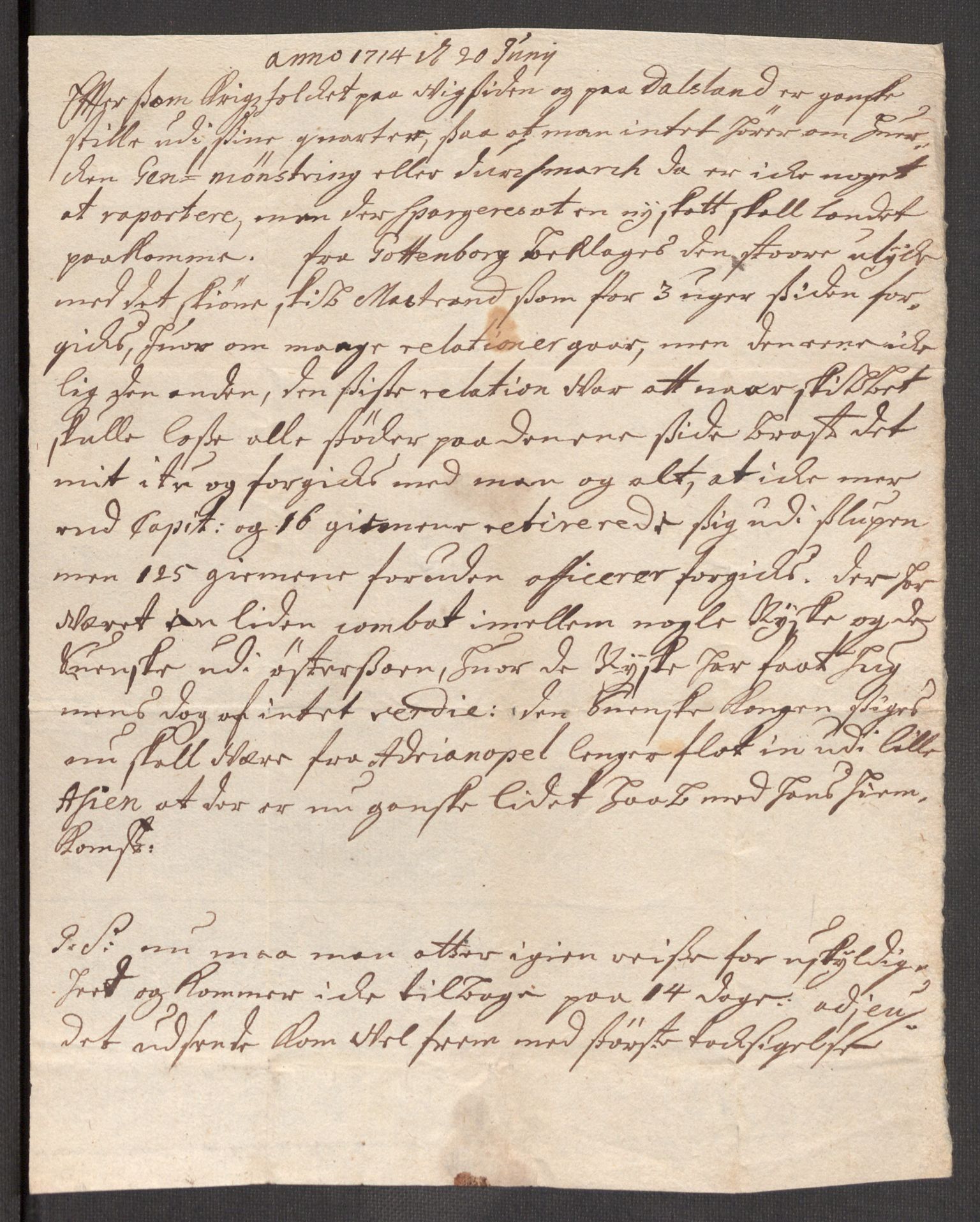 Kommanderende general (KG I) med Det norske krigsdirektorium, AV/RA-EA-5419/E/Eb/L0011: Diverse, 1712-1715, p. 57
