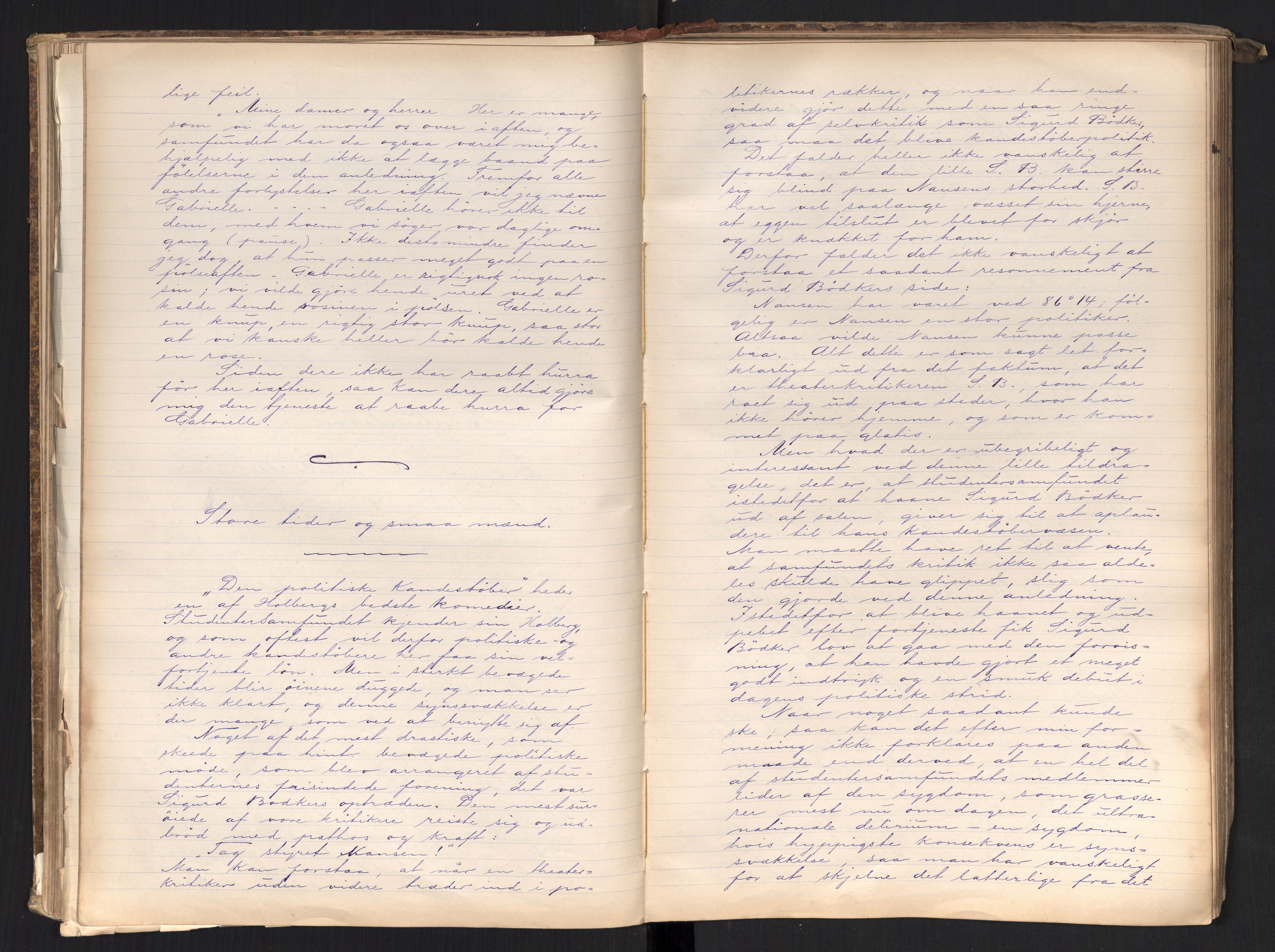 Det Norske Studentersamfund, AV/RA-PA-1322/X/Xa/L0017/0001: -- / Samfundsavisen (stort format), 1902-1904, p. 157