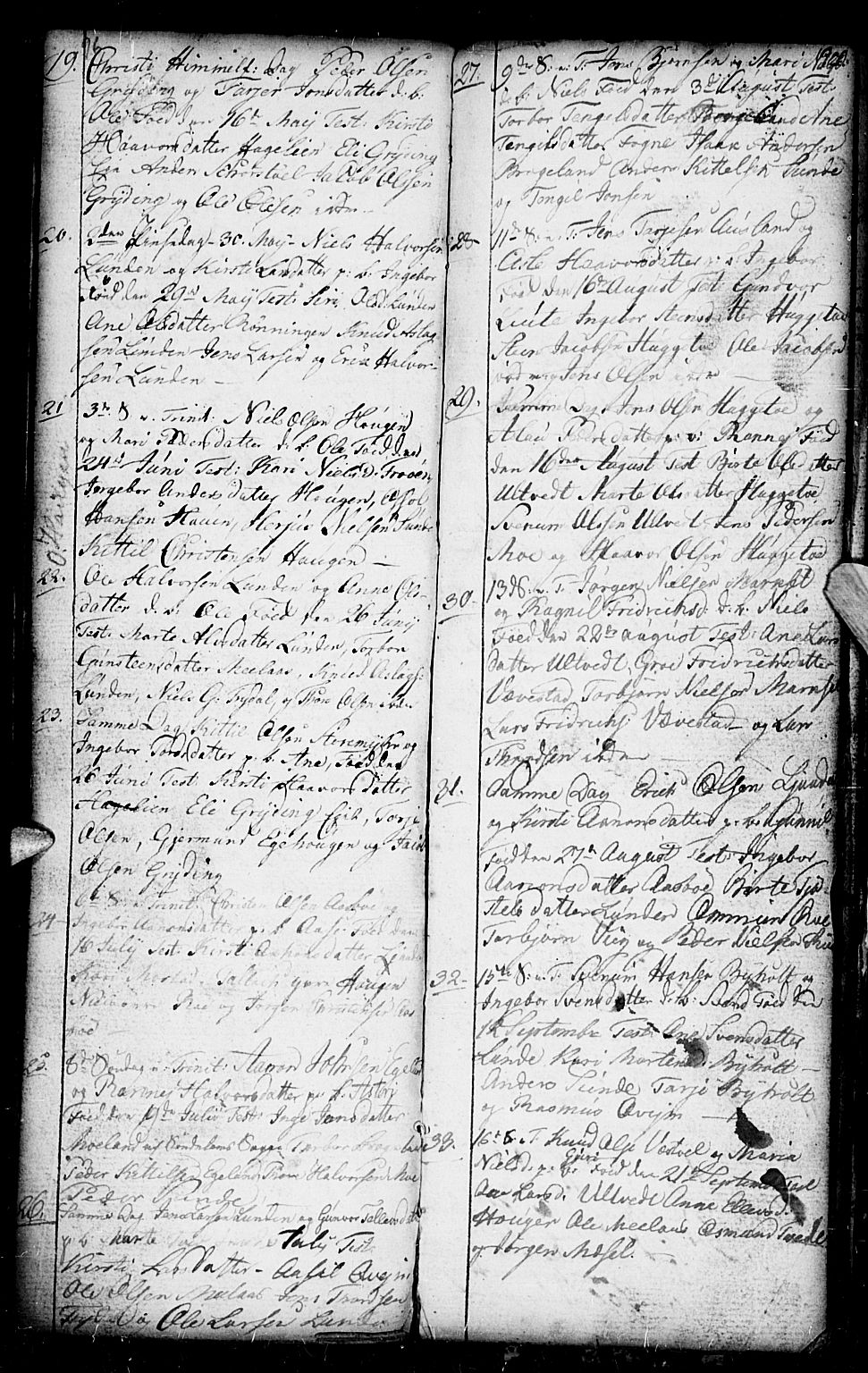 Gjerstad sokneprestkontor, SAK/1111-0014/F/Fb/Fba/L0001: Parish register (copy) no. B 1, 1797-1816, p. 96-97