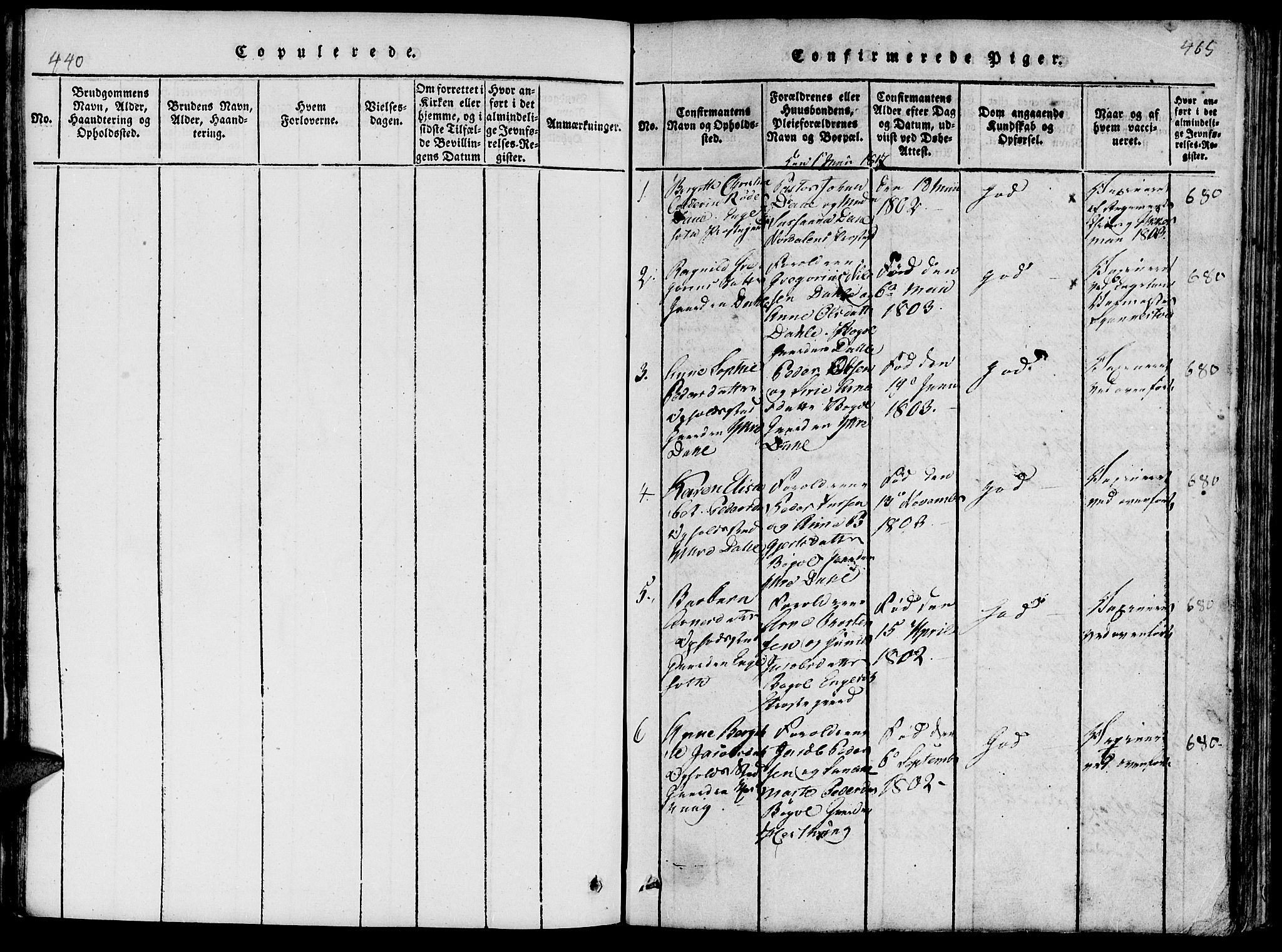 Ministerialprotokoller, klokkerbøker og fødselsregistre - Møre og Romsdal, SAT/A-1454/519/L0260: Parish register (copy) no. 519C01, 1817-1829, p. 466-467