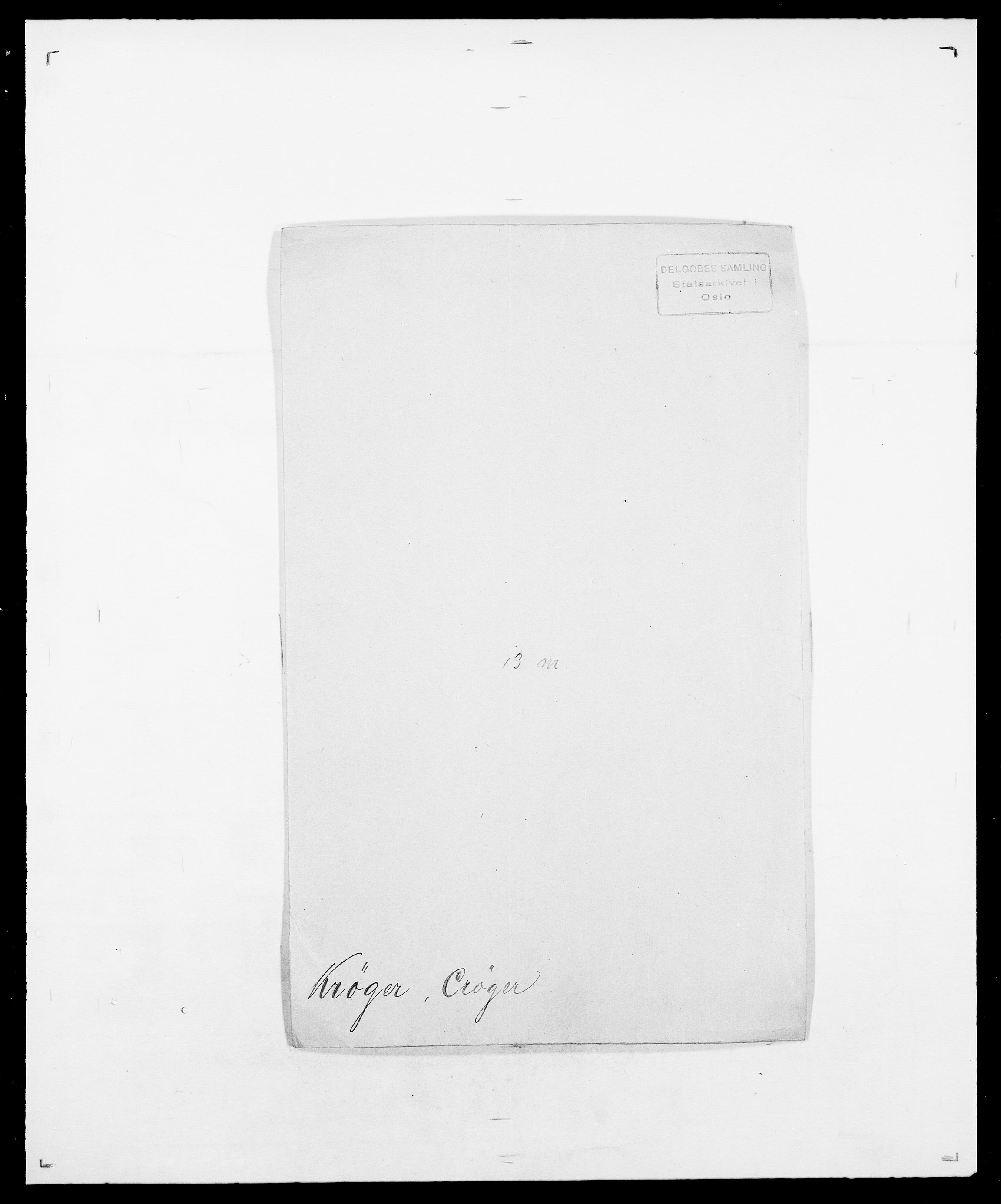 Delgobe, Charles Antoine - samling, SAO/PAO-0038/D/Da/L0022: Krog - Lasteen, p. 195