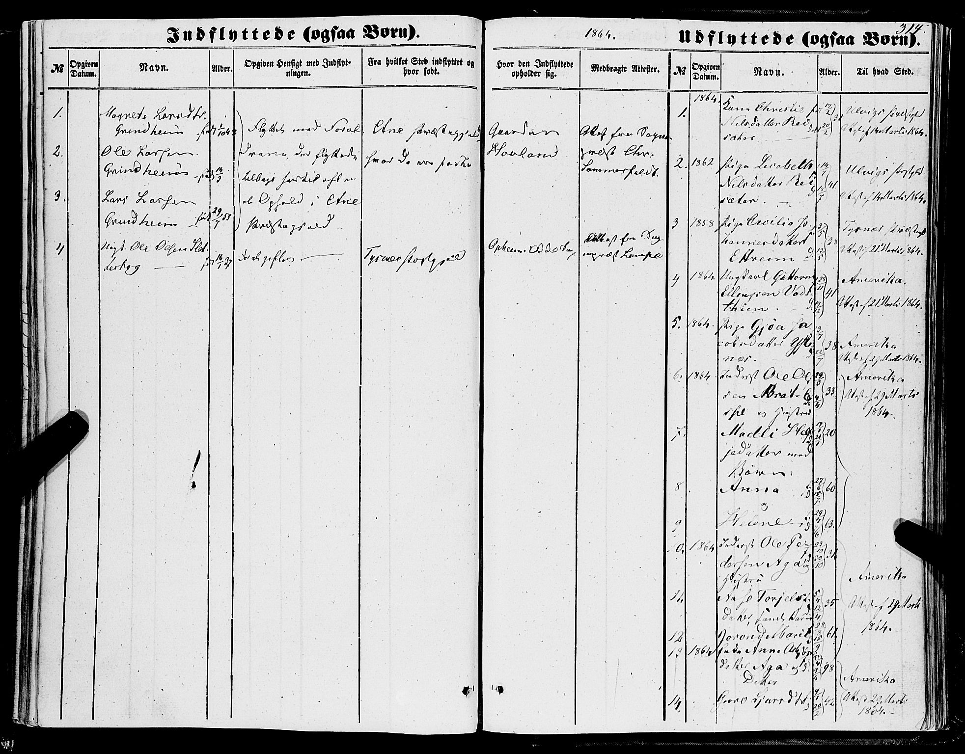 Ullensvang sokneprestembete, SAB/A-78701/H/Haa: Parish register (official) no. A 11, 1854-1866, p. 314