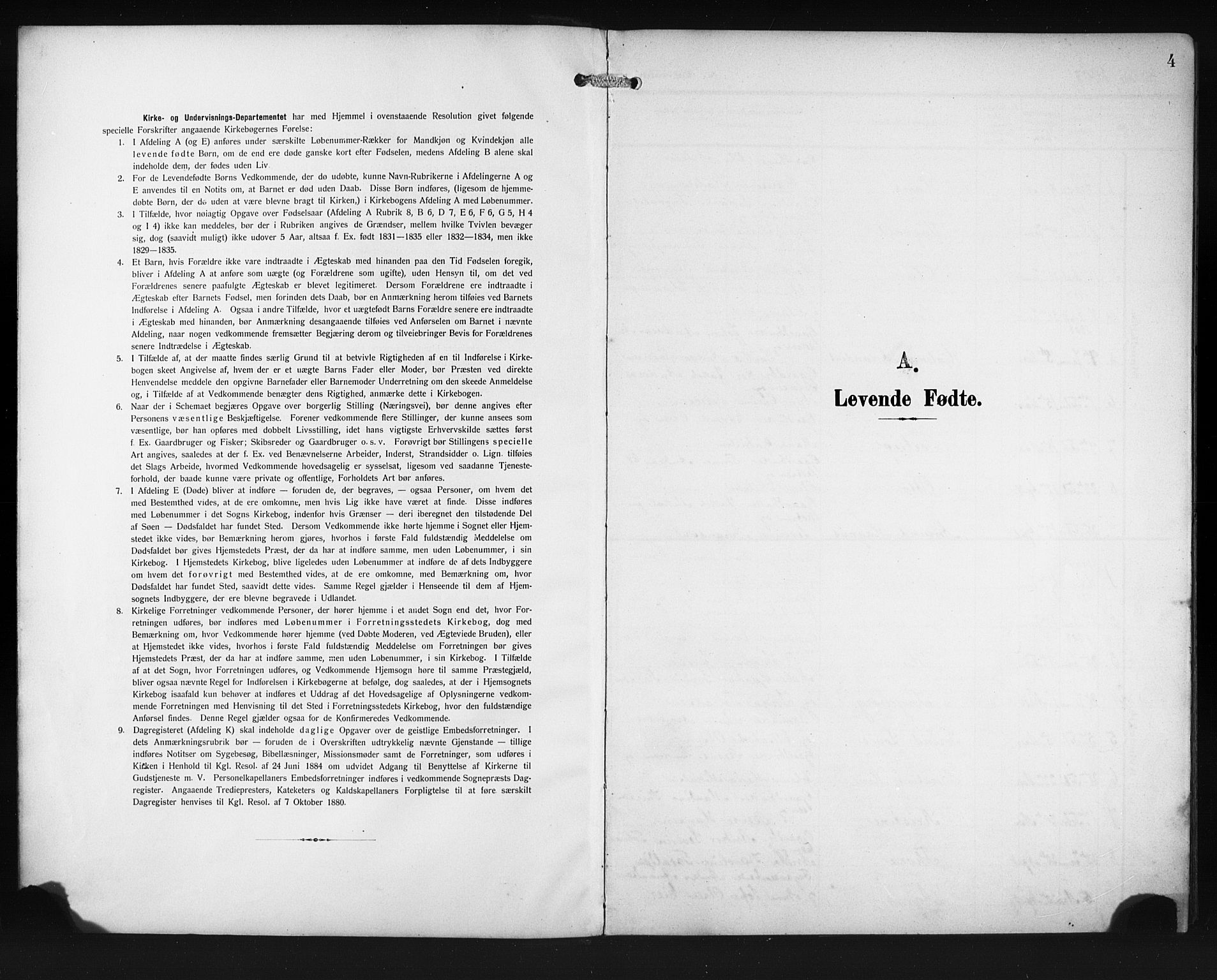 Eigersund sokneprestkontor, SAST/A-101807/S09/L0011: Parish register (copy) no. B 11, 1908-1930, p. 4