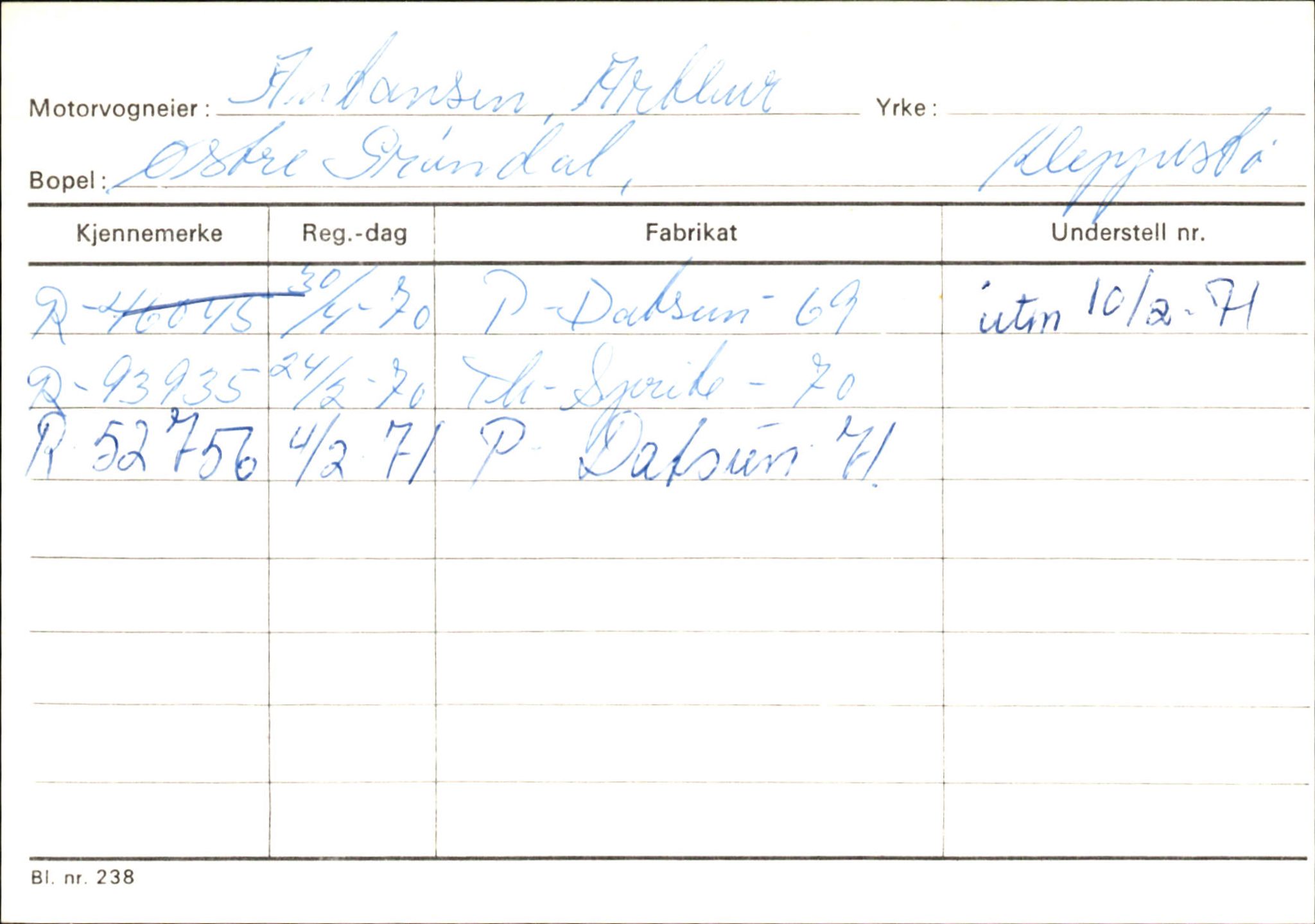 Statens vegvesen, Hordaland vegkontor, AV/SAB-A-5201/2/Ha/L0002: R-eierkort A, 1920-1971, p. 539