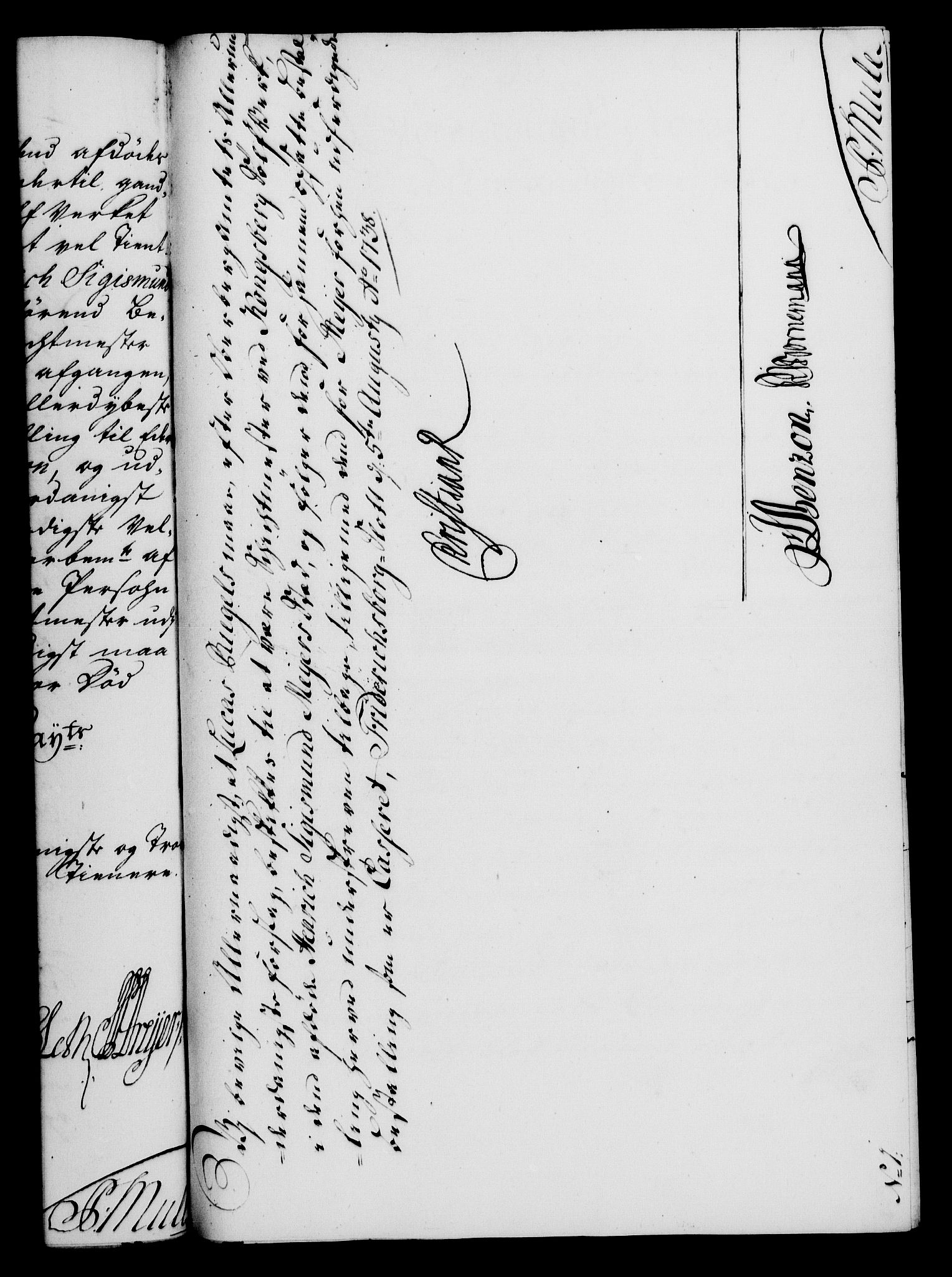 Rentekammeret, Kammerkanselliet, RA/EA-3111/G/Gf/Gfa/L0021: Norsk relasjons- og resolusjonsprotokoll (merket RK 52.21), 1738, p. 316