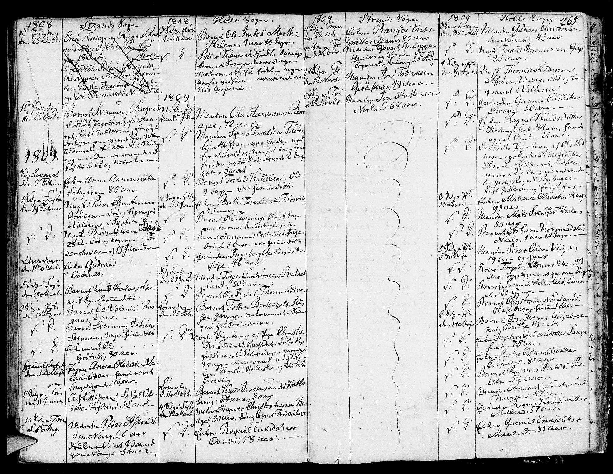 Strand sokneprestkontor, AV/SAST-A-101828/H/Ha/Haa/L0003: Parish register (official) no. A 3, 1769-1816, p. 265