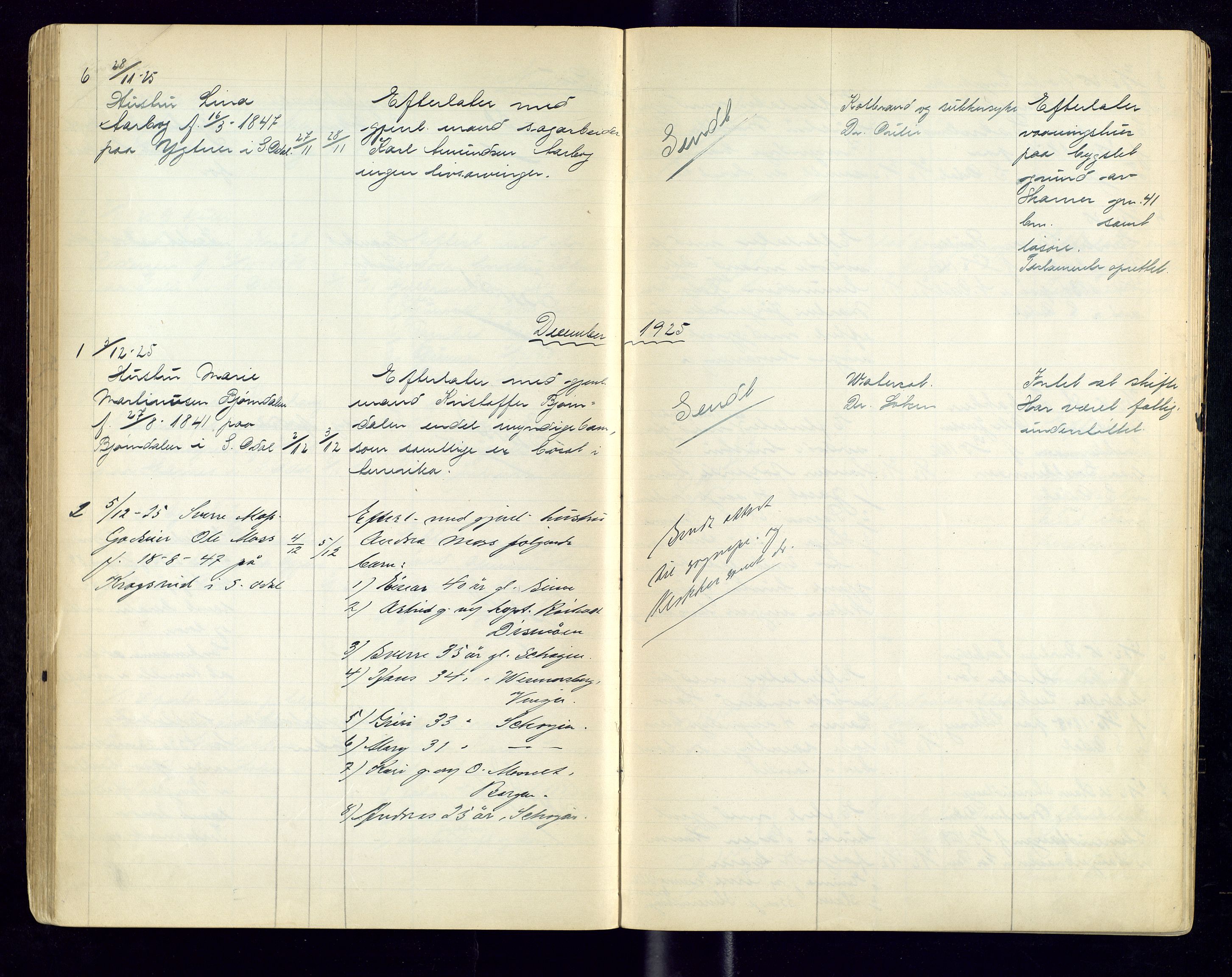 Sør-Odal lensmannskontor, AV/SAH-LHS-022/H/Hb/L0002/0003: Protokoller over anmeldte dødsfall / Protokoll over anmeldte dødsfall, 1921-1928