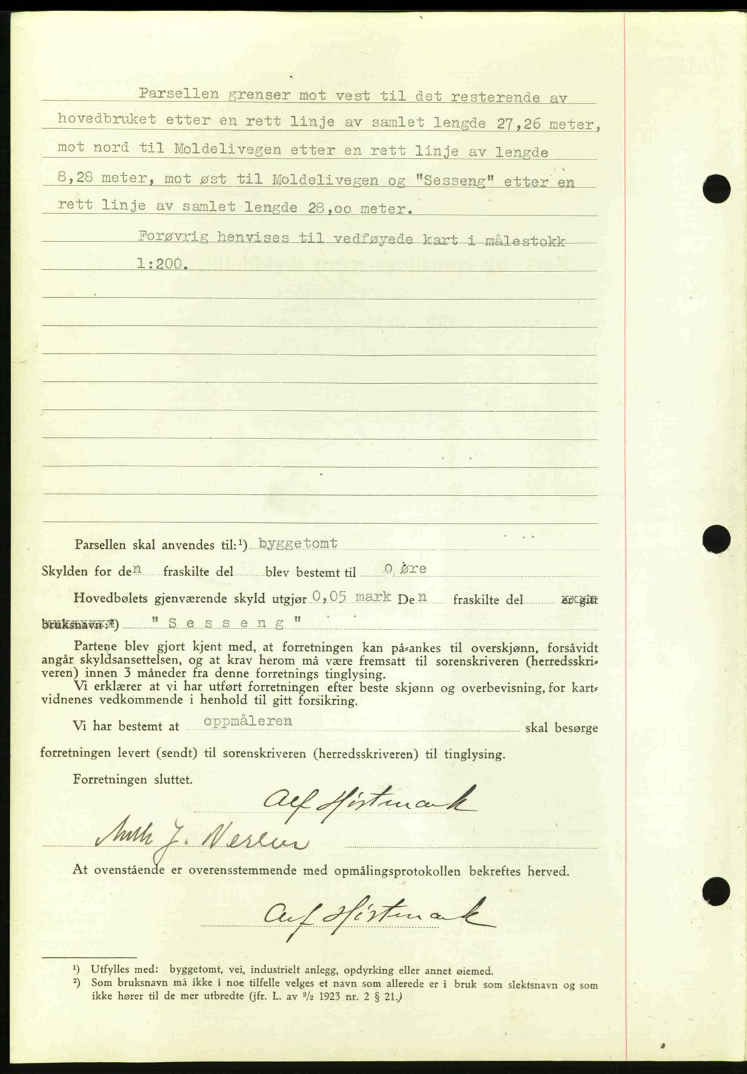 Romsdal sorenskriveri, AV/SAT-A-4149/1/2/2C: Mortgage book no. A11, 1941-1942, Diary no: : 1977/1941