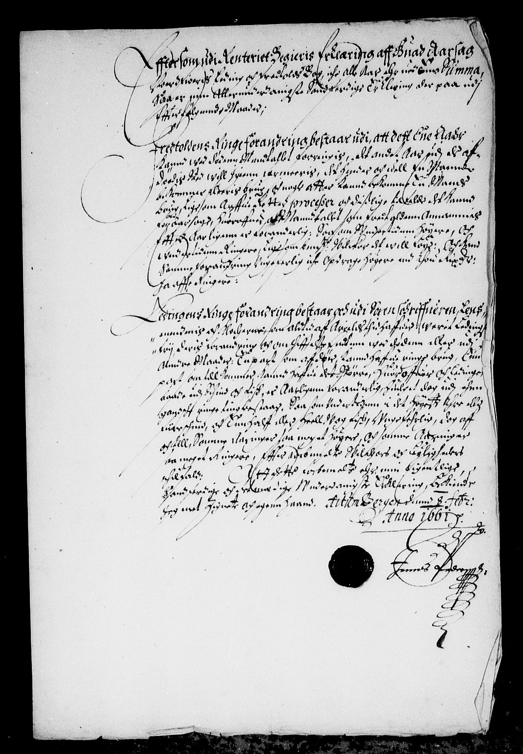 Rentekammeret inntil 1814, Reviderte regnskaper, Stiftamtstueregnskaper, Bergen stiftamt, AV/RA-EA-6043/R/Rc/L0004: Bergen stiftamt, 1661-1662