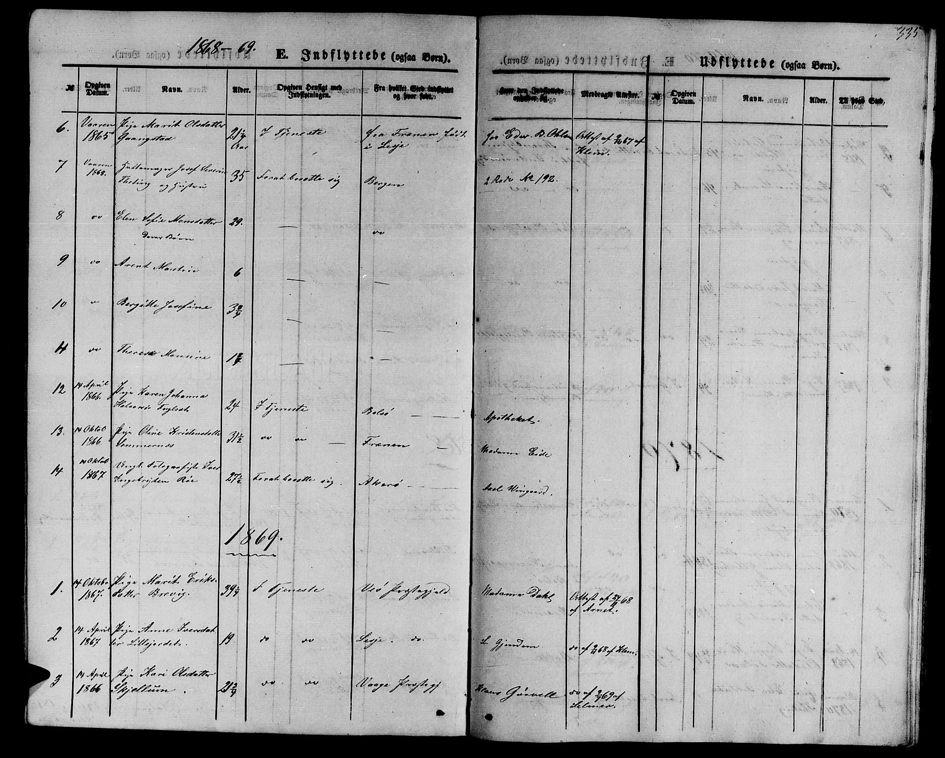 Ministerialprotokoller, klokkerbøker og fødselsregistre - Møre og Romsdal, AV/SAT-A-1454/558/L0701: Parish register (copy) no. 558C02, 1862-1879, p. 335