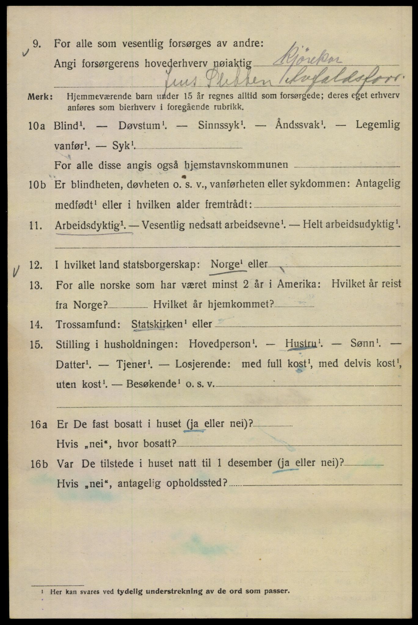 SAO, 1920 census for Kristiania, 1920, p. 432866