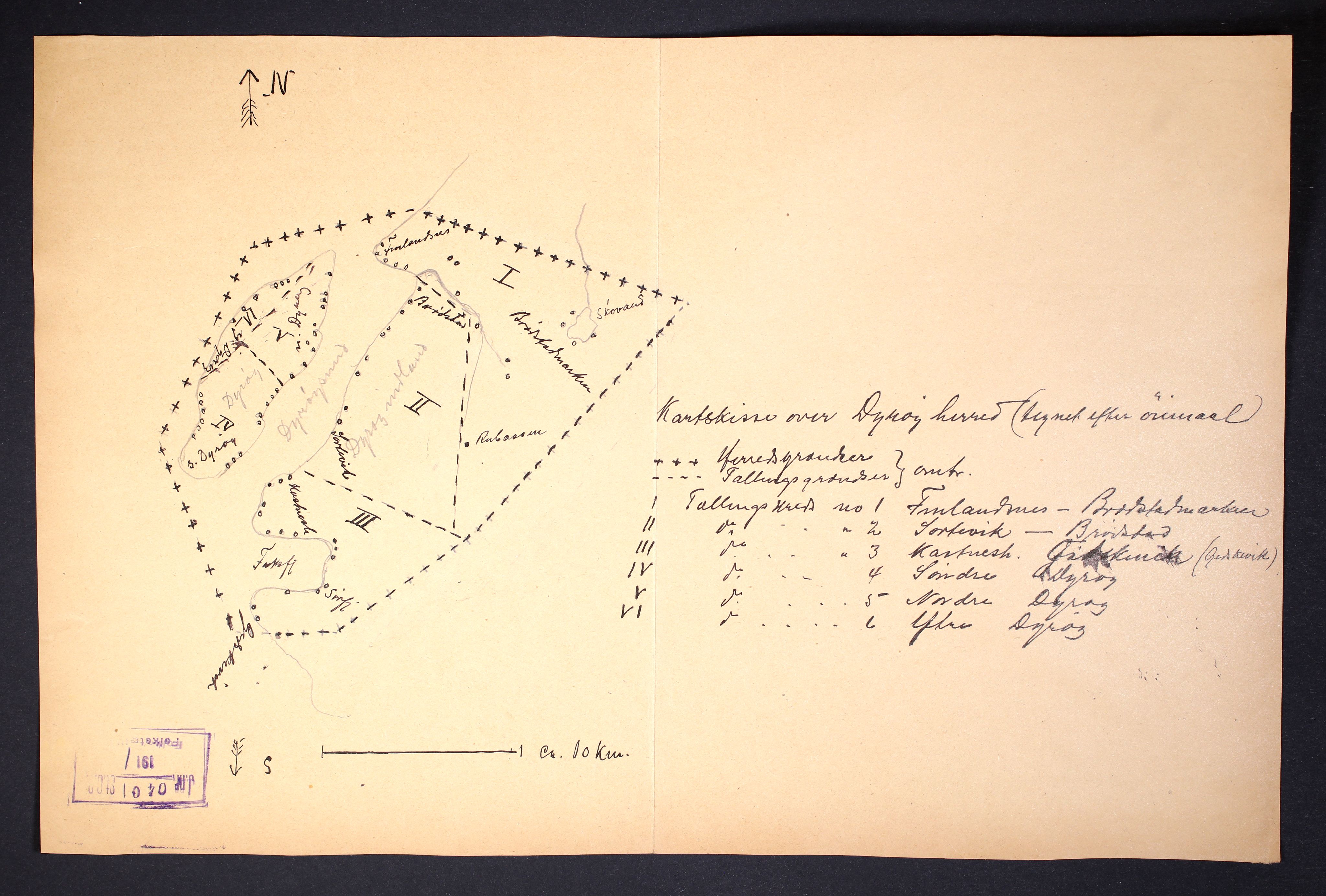 RA, 1910 census for Dyrøy, 1910, p. 22