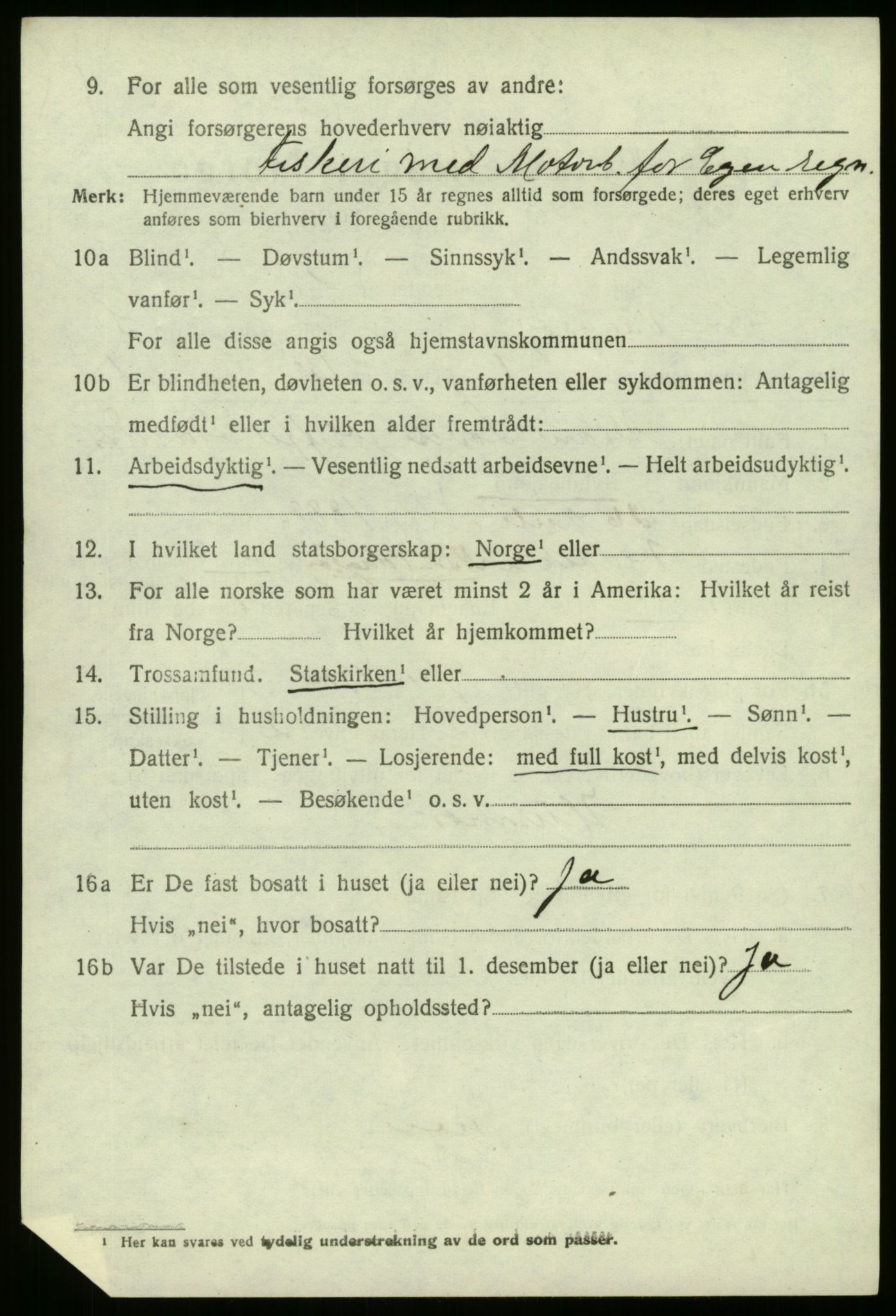 SAB, 1920 census for Sør-Vågsøy, 1920, p. 1505