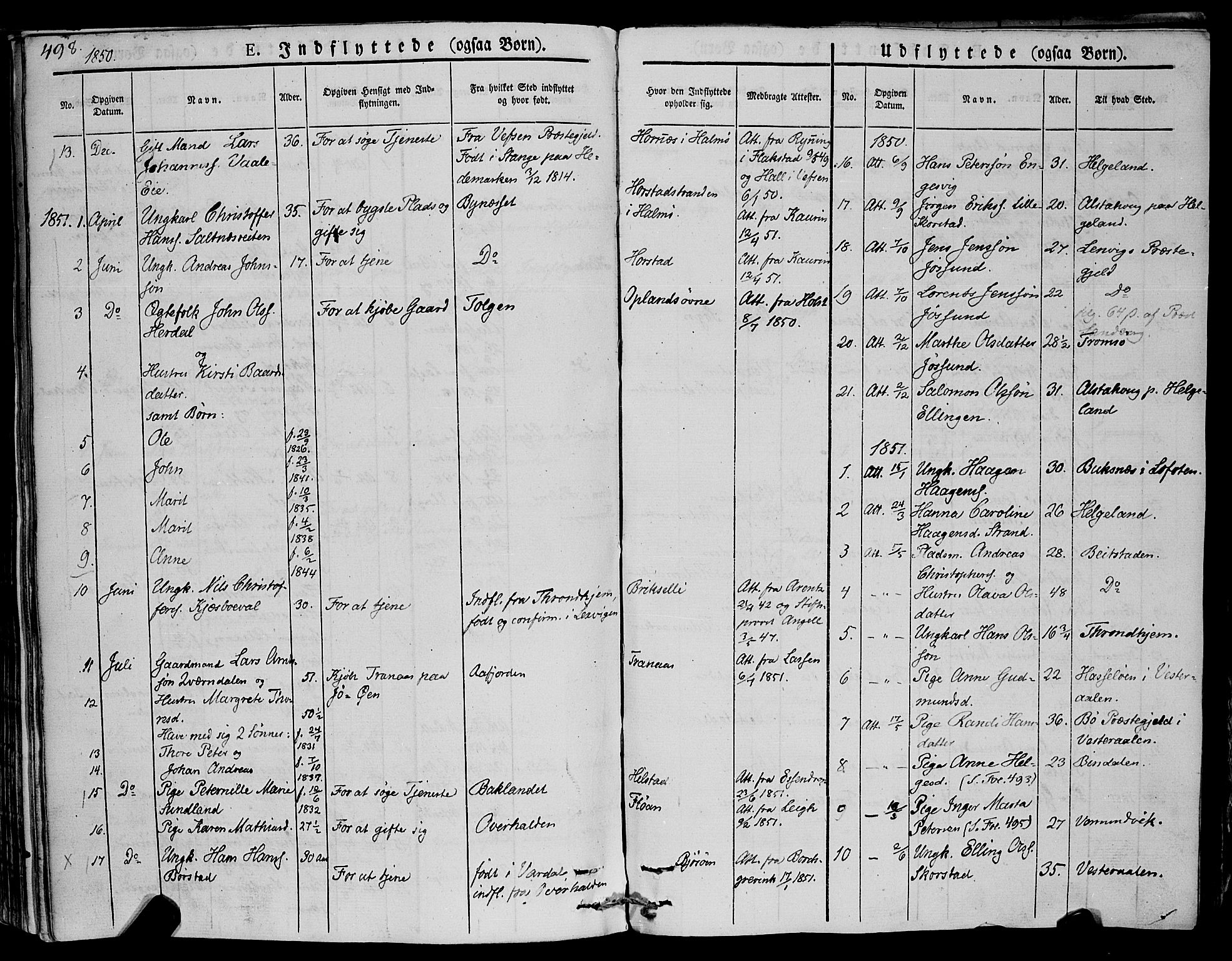 Ministerialprotokoller, klokkerbøker og fødselsregistre - Nord-Trøndelag, AV/SAT-A-1458/773/L0614: Parish register (official) no. 773A05, 1831-1856, p. 498