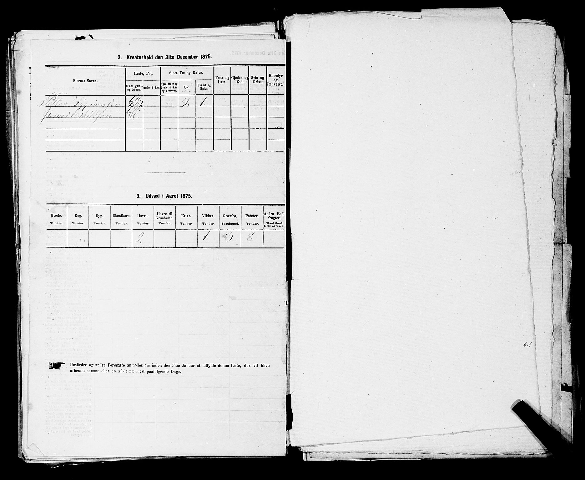 RA, 1875 census for 0301 Kristiania, 1875, p. 8533