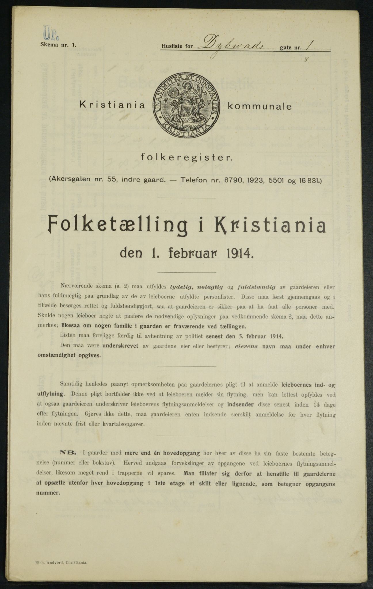 OBA, Municipal Census 1914 for Kristiania, 1914, p. 17621