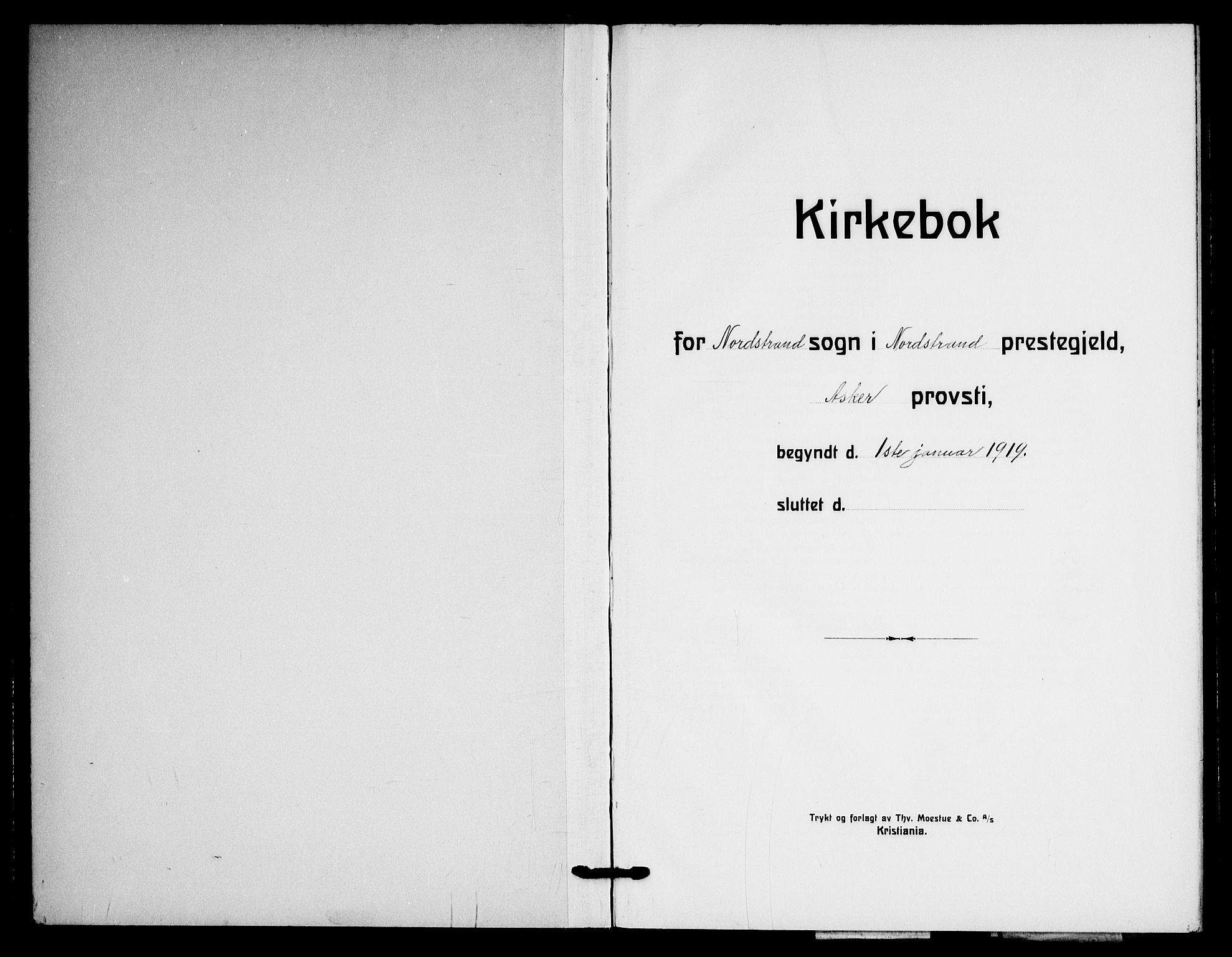 Nordstrand prestekontor Kirkebøker, AV/SAO-A-10362a/G/Ga/L0002: Parish register (copy) no. I 2, 1918-1925