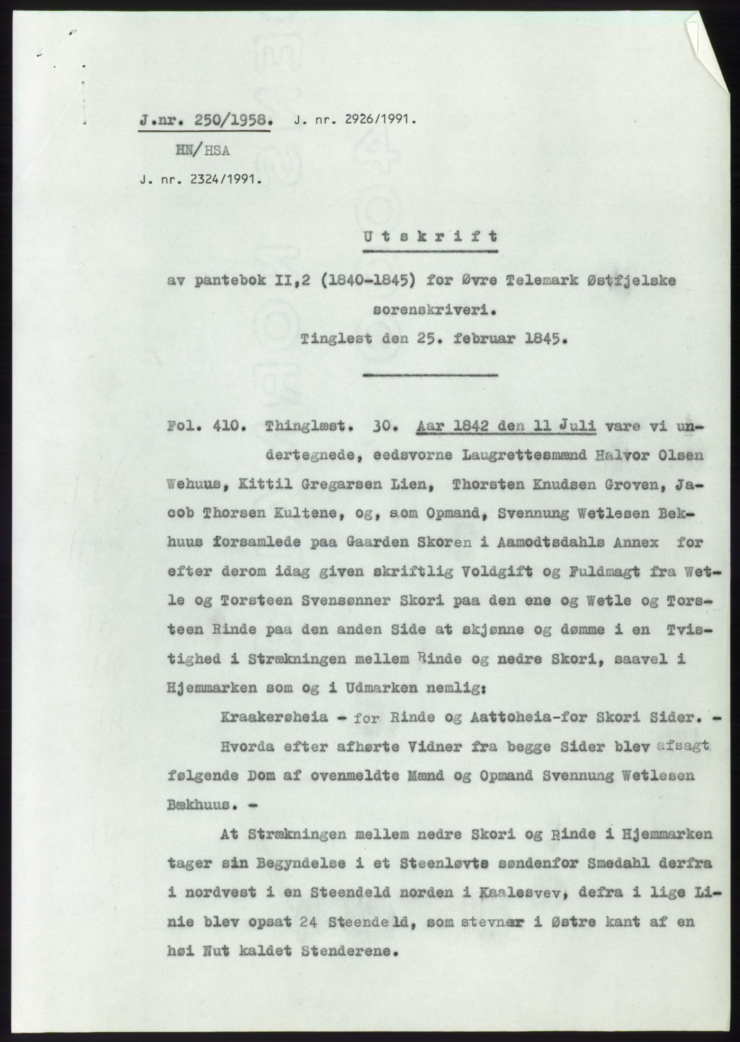 Statsarkivet i Kongsberg, SAKO/A-0001, 1958, p. 89