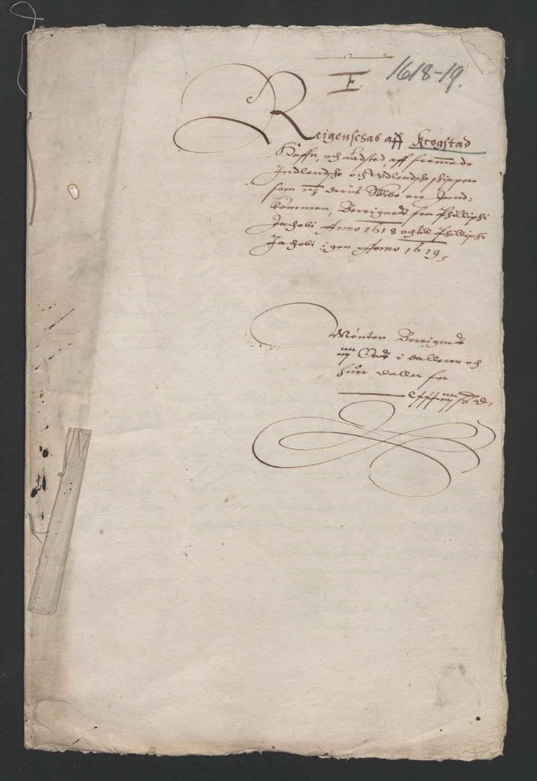 Rentekammeret inntil 1814, Reviderte regnskaper, Lensregnskaper, AV/RA-EA-5023/R/Rb/Rba/L0047: Akershus len, 1618-1619