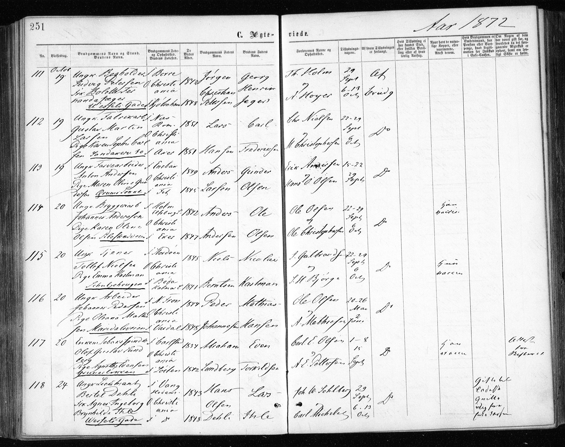 Gamle Aker prestekontor Kirkebøker, AV/SAO-A-10617a/F/L0003: Parish register (official) no. 3, 1865-1873, p. 251