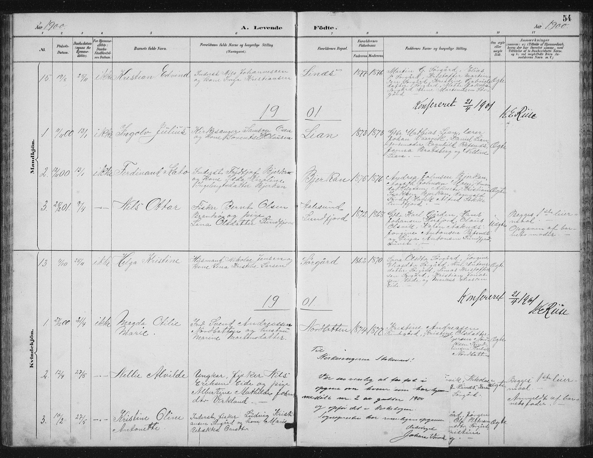 Ministerialprotokoller, klokkerbøker og fødselsregistre - Sør-Trøndelag, SAT/A-1456/656/L0698: Parish register (copy) no. 656C04, 1890-1904, p. 55