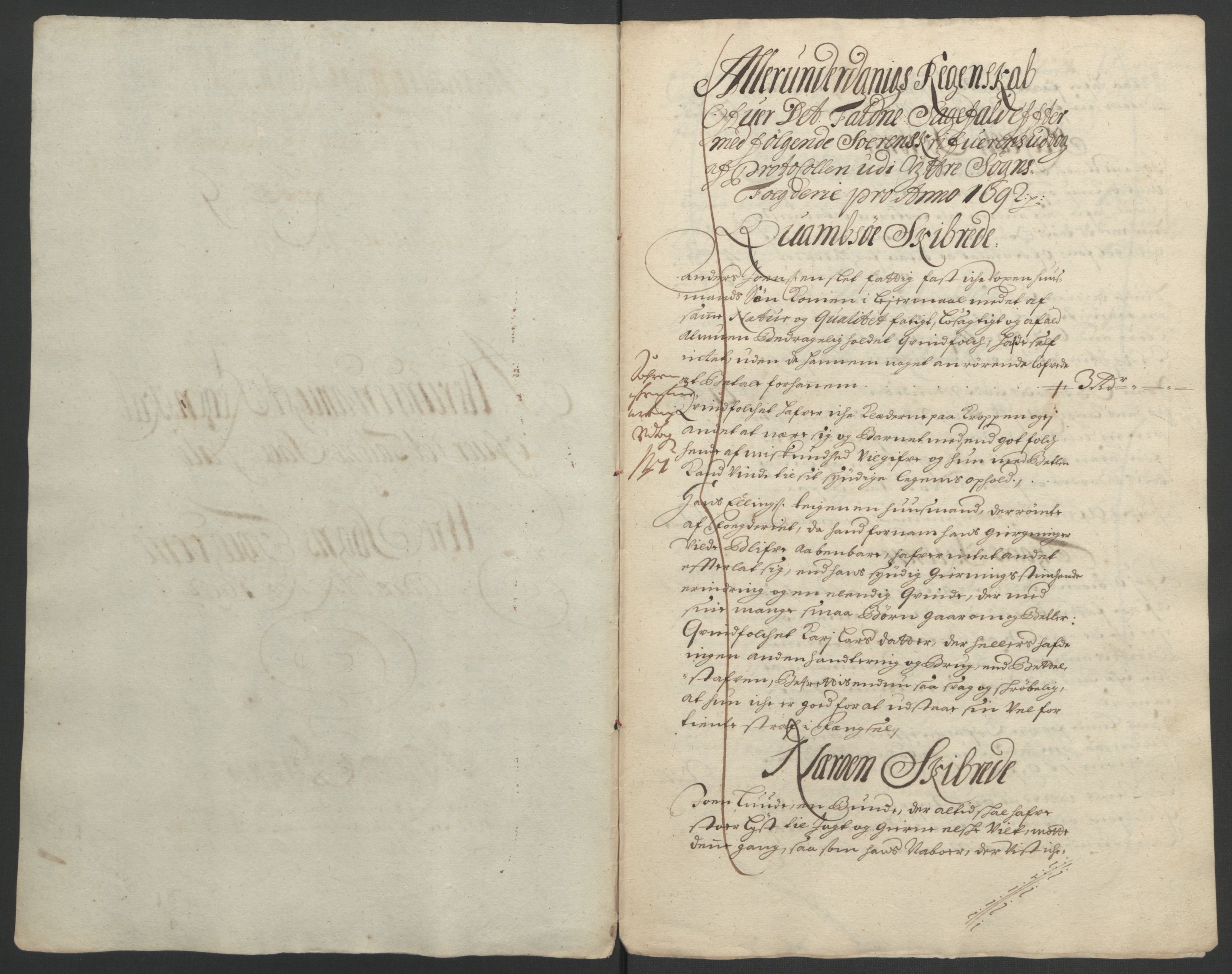 Rentekammeret inntil 1814, Reviderte regnskaper, Fogderegnskap, AV/RA-EA-4092/R52/L3306: Fogderegnskap Sogn, 1691-1692, p. 359