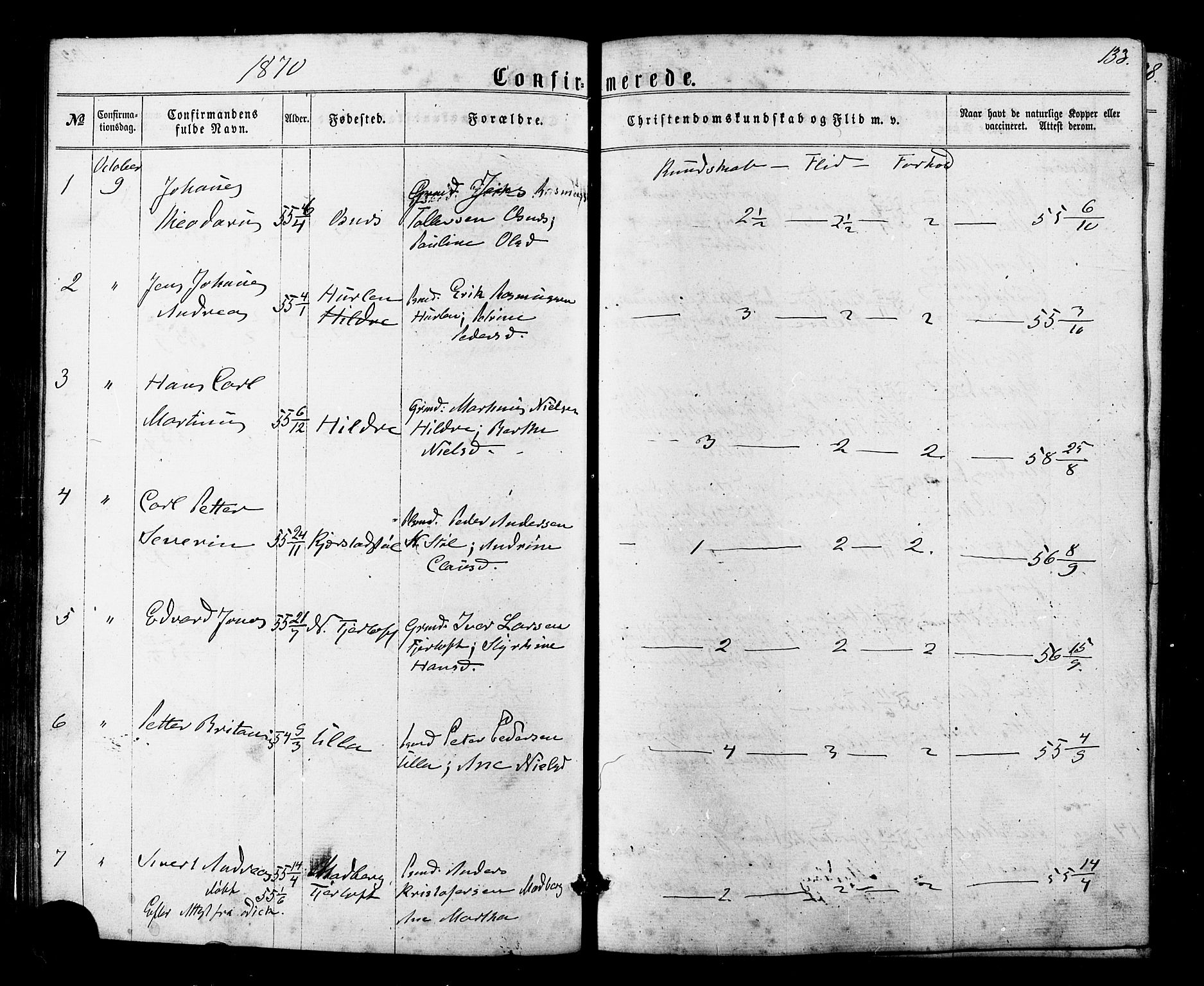 Ministerialprotokoller, klokkerbøker og fødselsregistre - Møre og Romsdal, SAT/A-1454/536/L0498: Parish register (official) no. 536A07, 1862-1875, p. 133