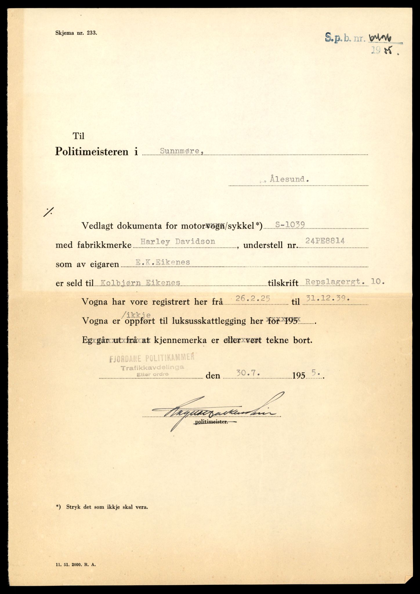 Møre og Romsdal vegkontor - Ålesund trafikkstasjon, AV/SAT-A-4099/F/Fe/L0038: Registreringskort for kjøretøy T 13180 - T 13360, 1927-1998, p. 207