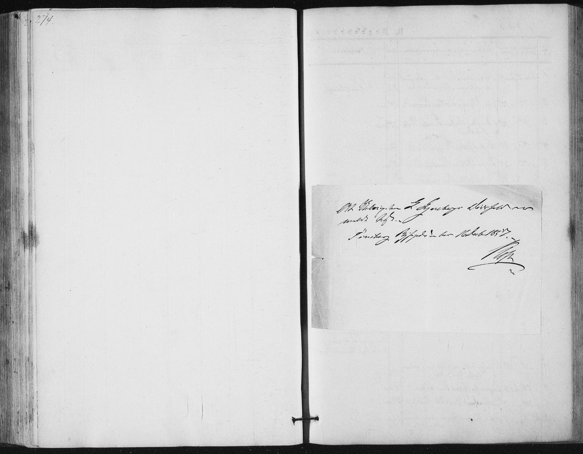 Tønsberg kirkebøker, AV/SAKO-A-330/F/Fa/L0008: Parish register (official) no. I 8, 1855-1864, p. 274