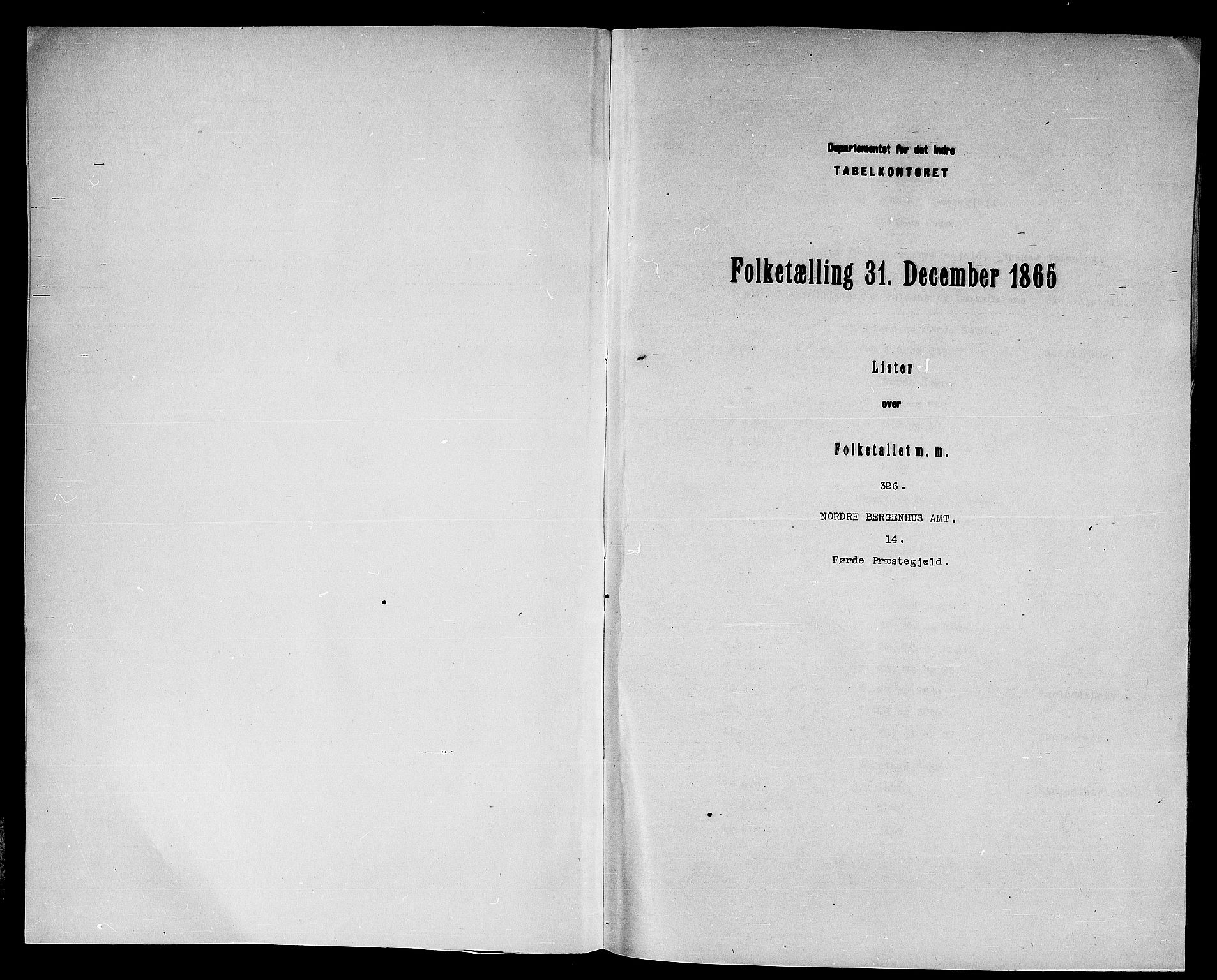 RA, 1865 census for Førde, 1865, p. 3