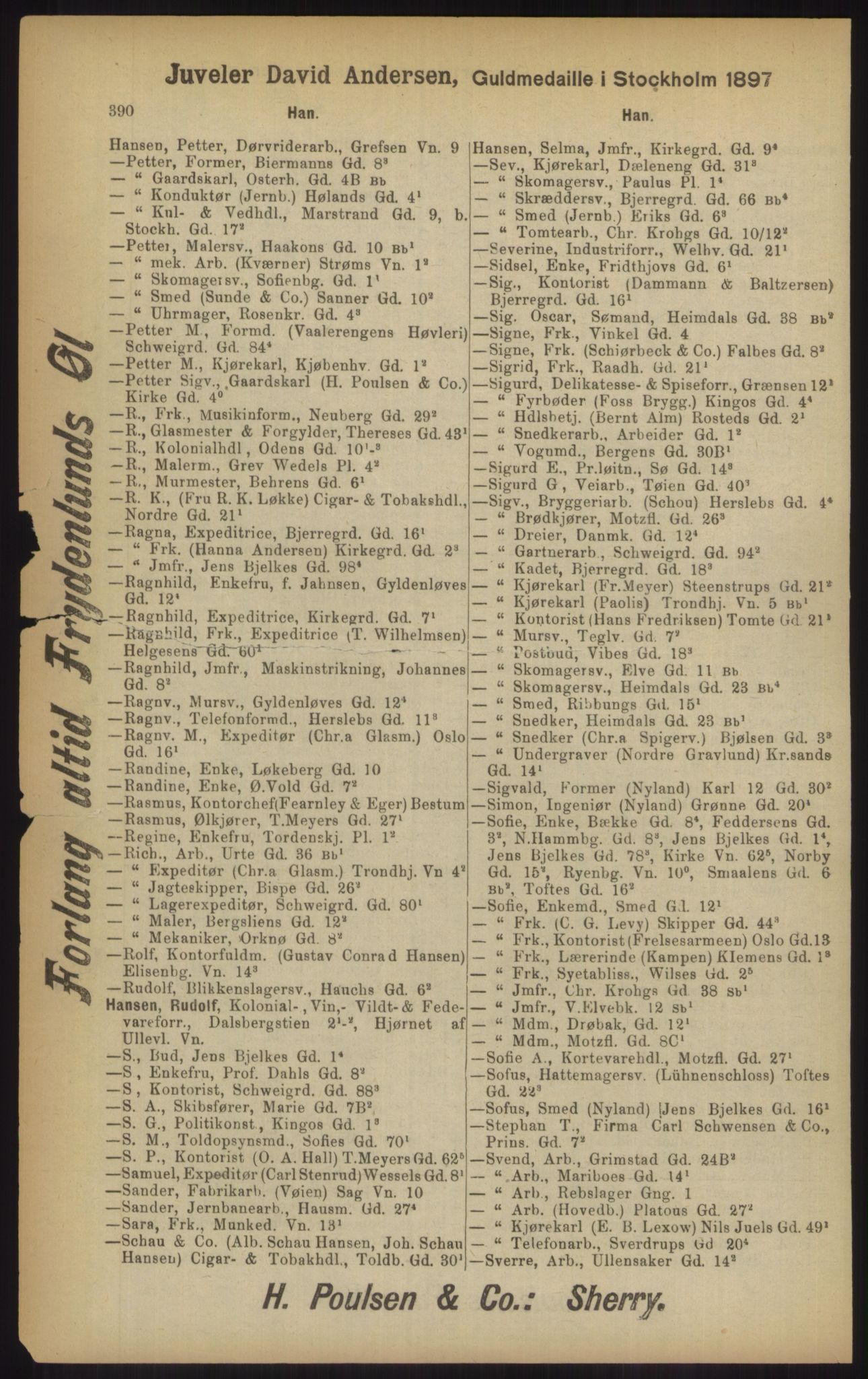 Kristiania/Oslo adressebok, PUBL/-, 1902, p. 390