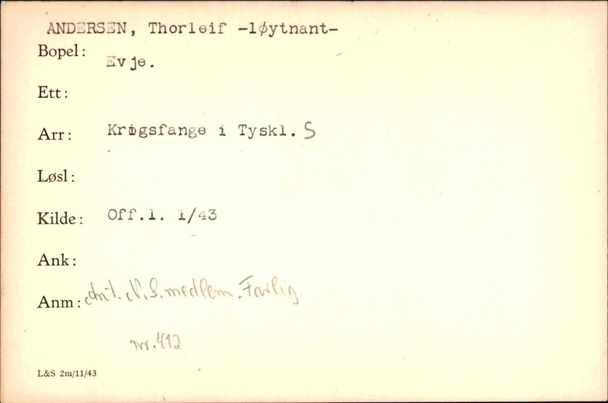 Forsvaret, Forsvarets krigshistoriske avdeling, AV/RA-RAFA-2017/Y/Yf/L0200: II-C-11-2102  -  Norske krigsfanger i Tyskland, 1940-1945, p. 39