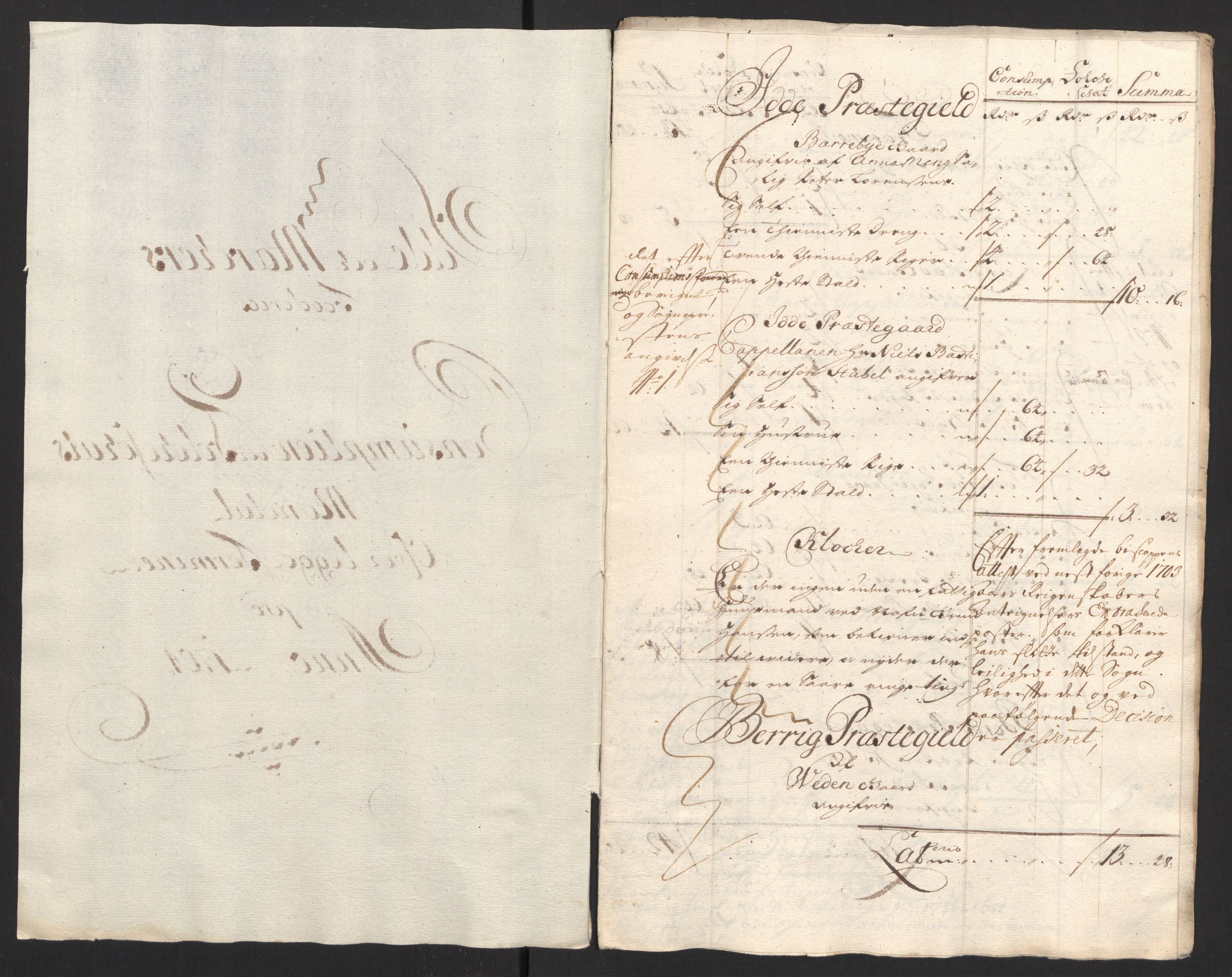 Rentekammeret inntil 1814, Reviderte regnskaper, Fogderegnskap, AV/RA-EA-4092/R01/L0017: Fogderegnskap Idd og Marker, 1704-1706, p. 117