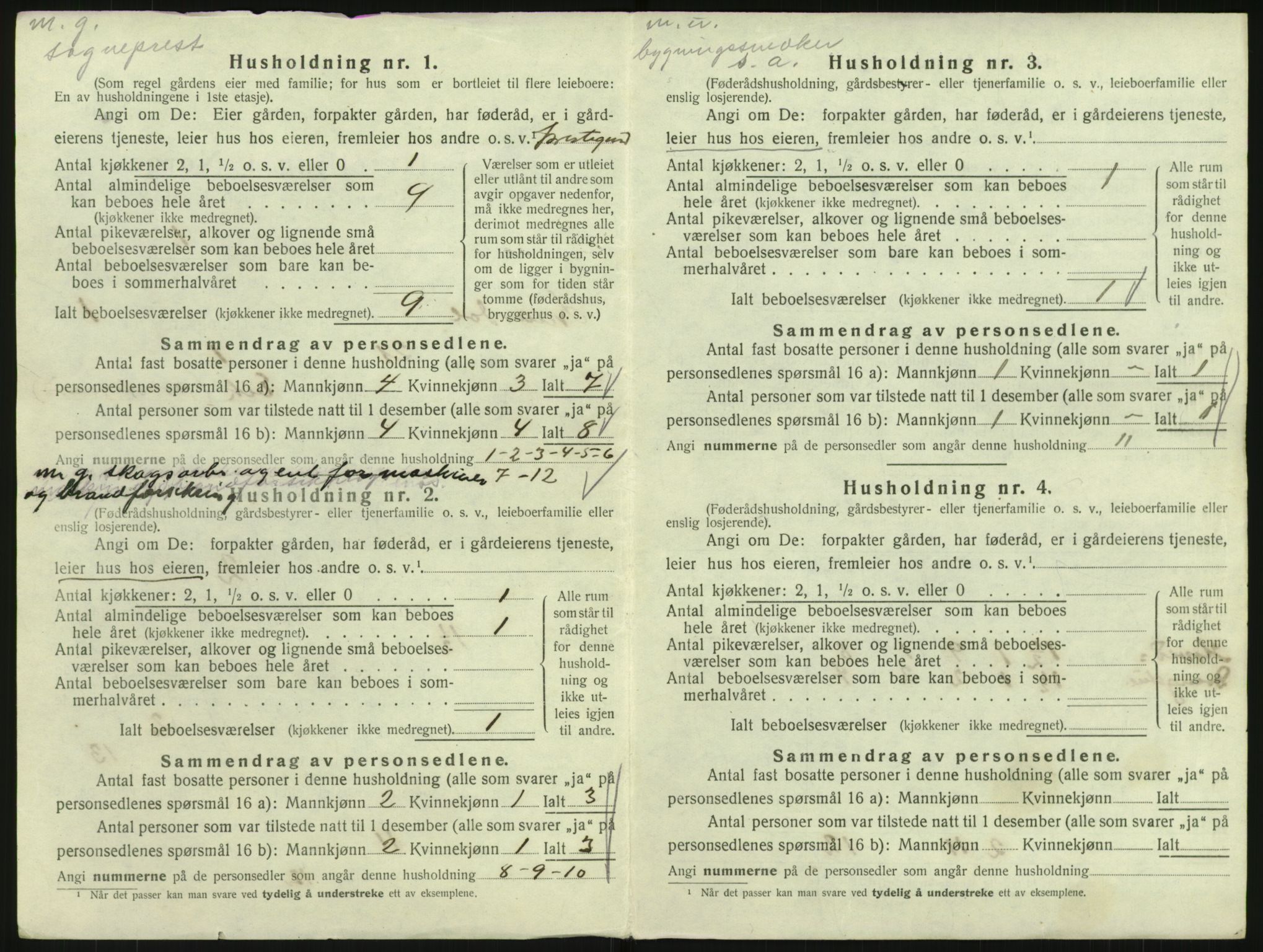 SAKO, 1920 census for Lårdal, 1920, p. 46