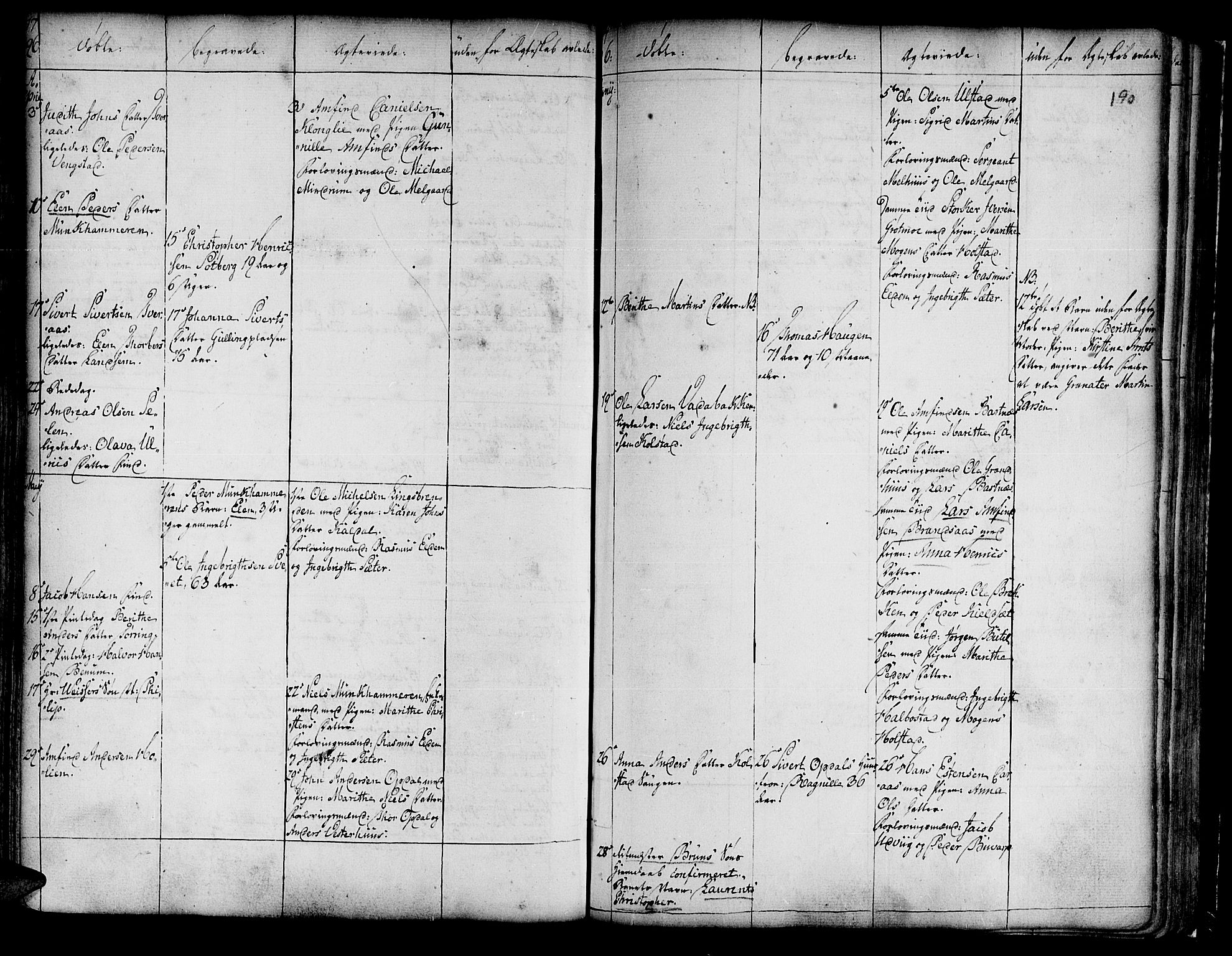 Ministerialprotokoller, klokkerbøker og fødselsregistre - Nord-Trøndelag, SAT/A-1458/741/L0385: Parish register (official) no. 741A01, 1722-1815, p. 190