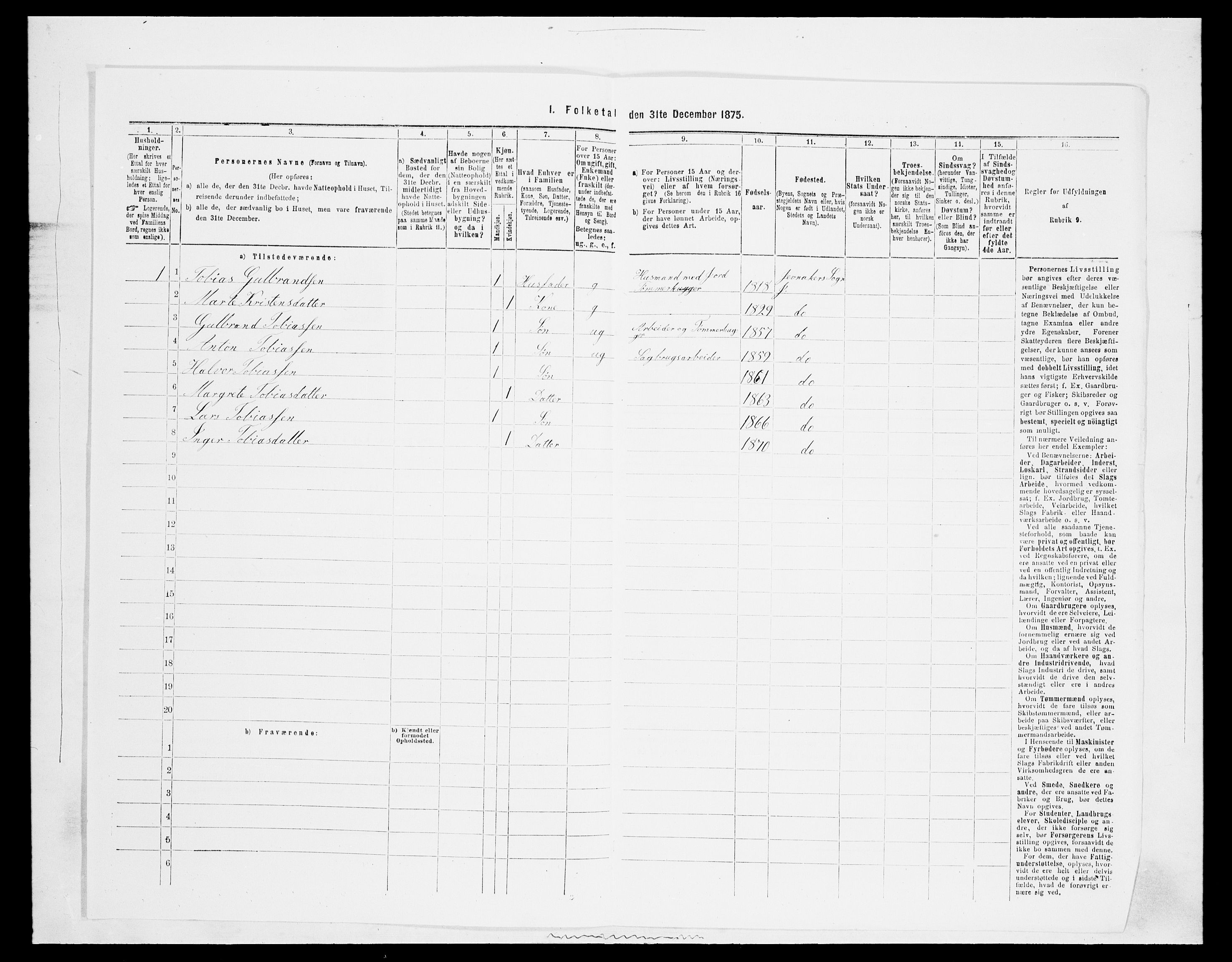 SAH, 1875 census for 0532P Jevnaker, 1875, p. 1513