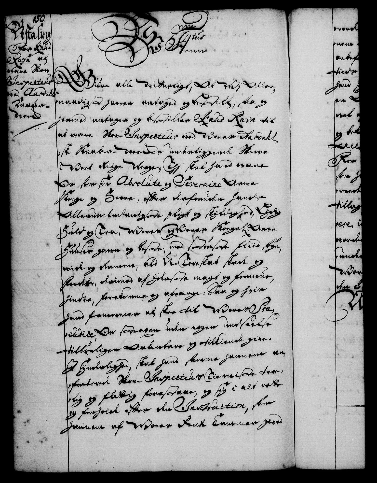 Rentekammeret, Kammerkanselliet, RA/EA-3111/G/Gg/Gge/L0001: Norsk bestallingsprotokoll med register (merket RK 53.25), 1720-1730, p. 150