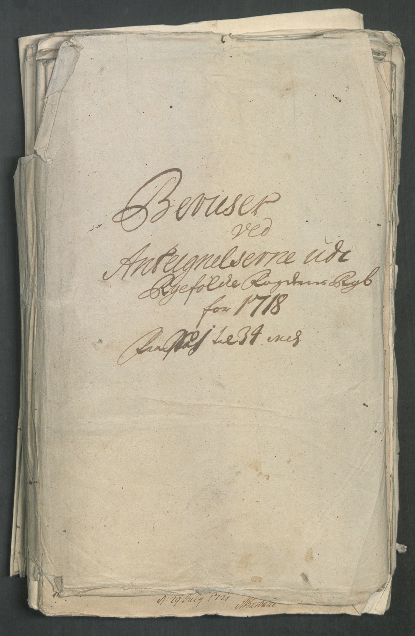 Rentekammeret inntil 1814, Reviderte regnskaper, Fogderegnskap, RA/EA-4092/R47/L2871: Fogderegnskap Ryfylke, 1718, p. 402