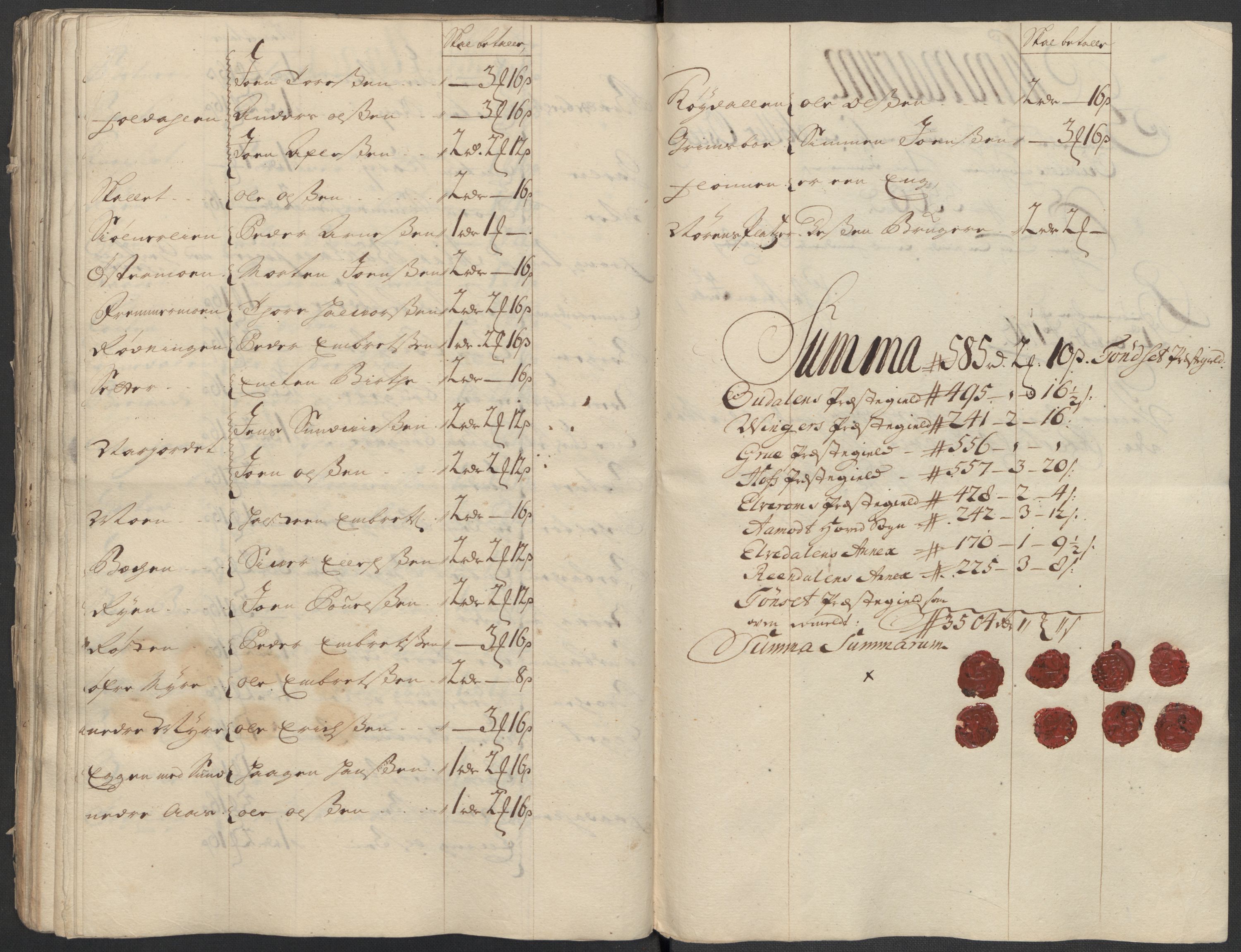 Rentekammeret inntil 1814, Reviderte regnskaper, Fogderegnskap, AV/RA-EA-4092/R13/L0855: Fogderegnskap Solør, Odal og Østerdal, 1716, p. 244