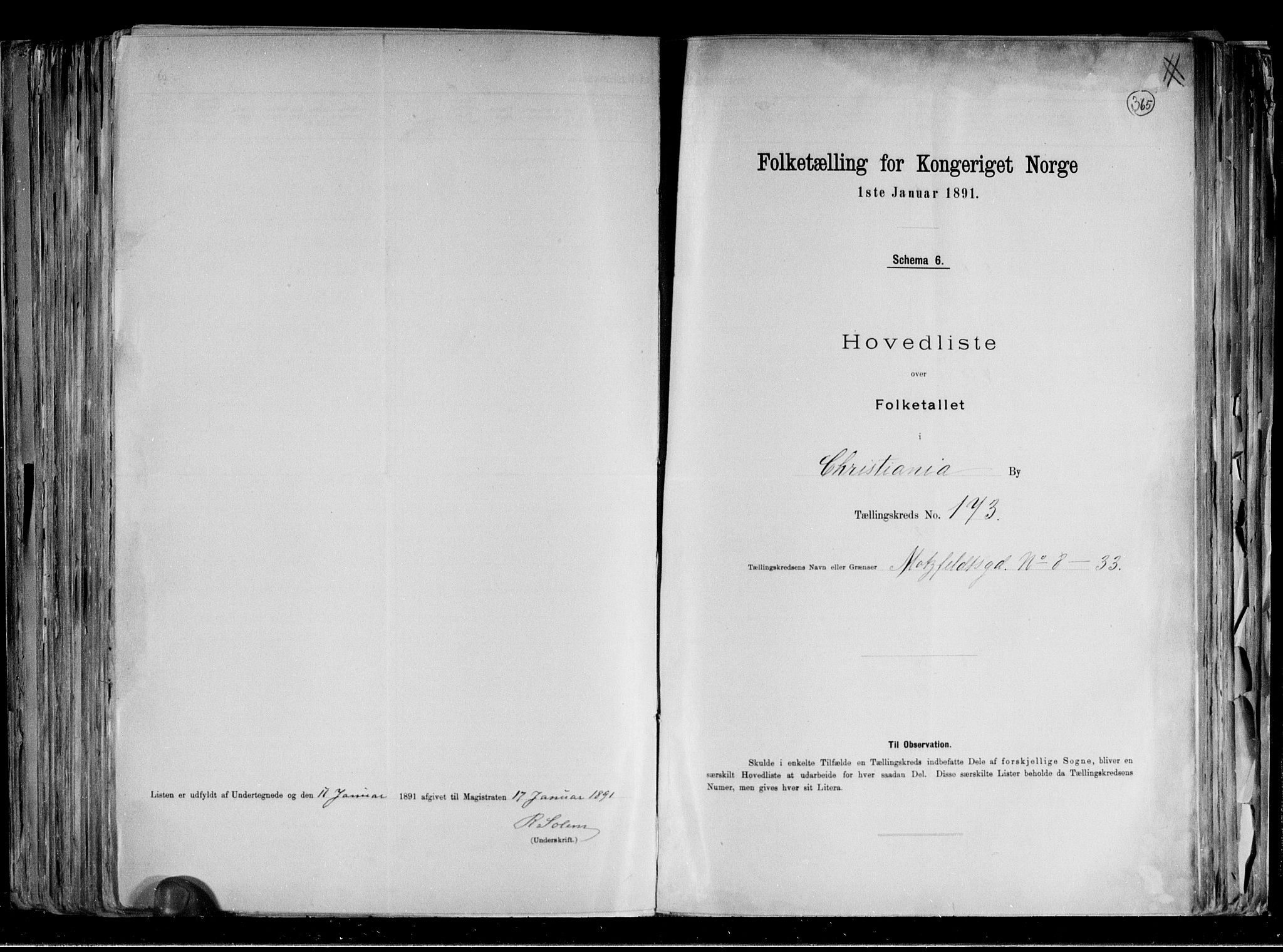 RA, 1891 census for 0301 Kristiania, 1891, p. 88145