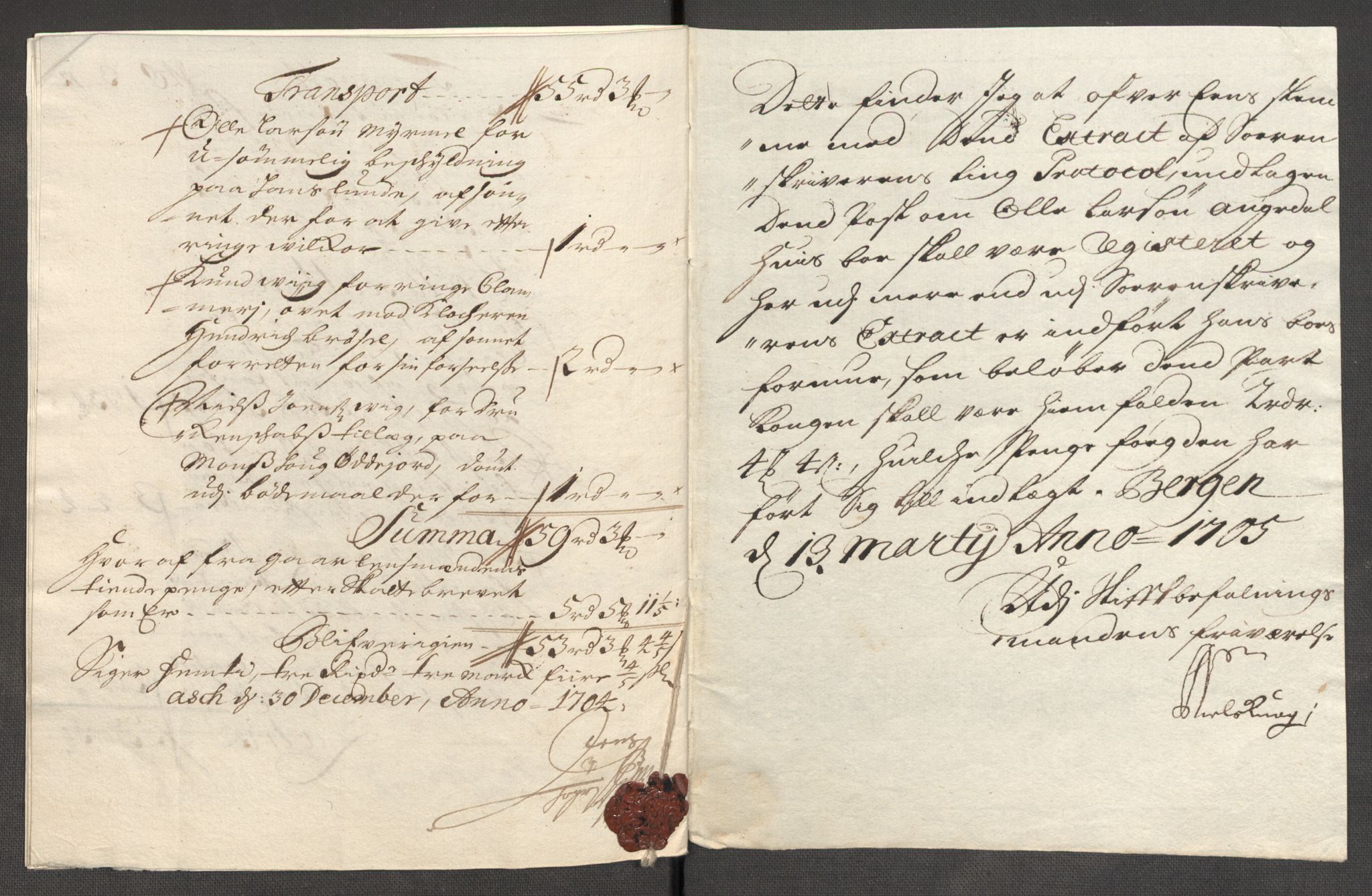 Rentekammeret inntil 1814, Reviderte regnskaper, Fogderegnskap, RA/EA-4092/R53/L3428: Fogderegnskap Sunn- og Nordfjord, 1704, p. 133